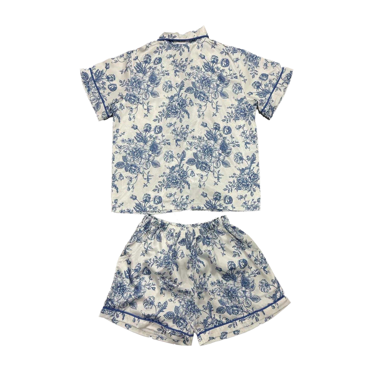 TS | Tween | Blue Roses Print Short Loungewear