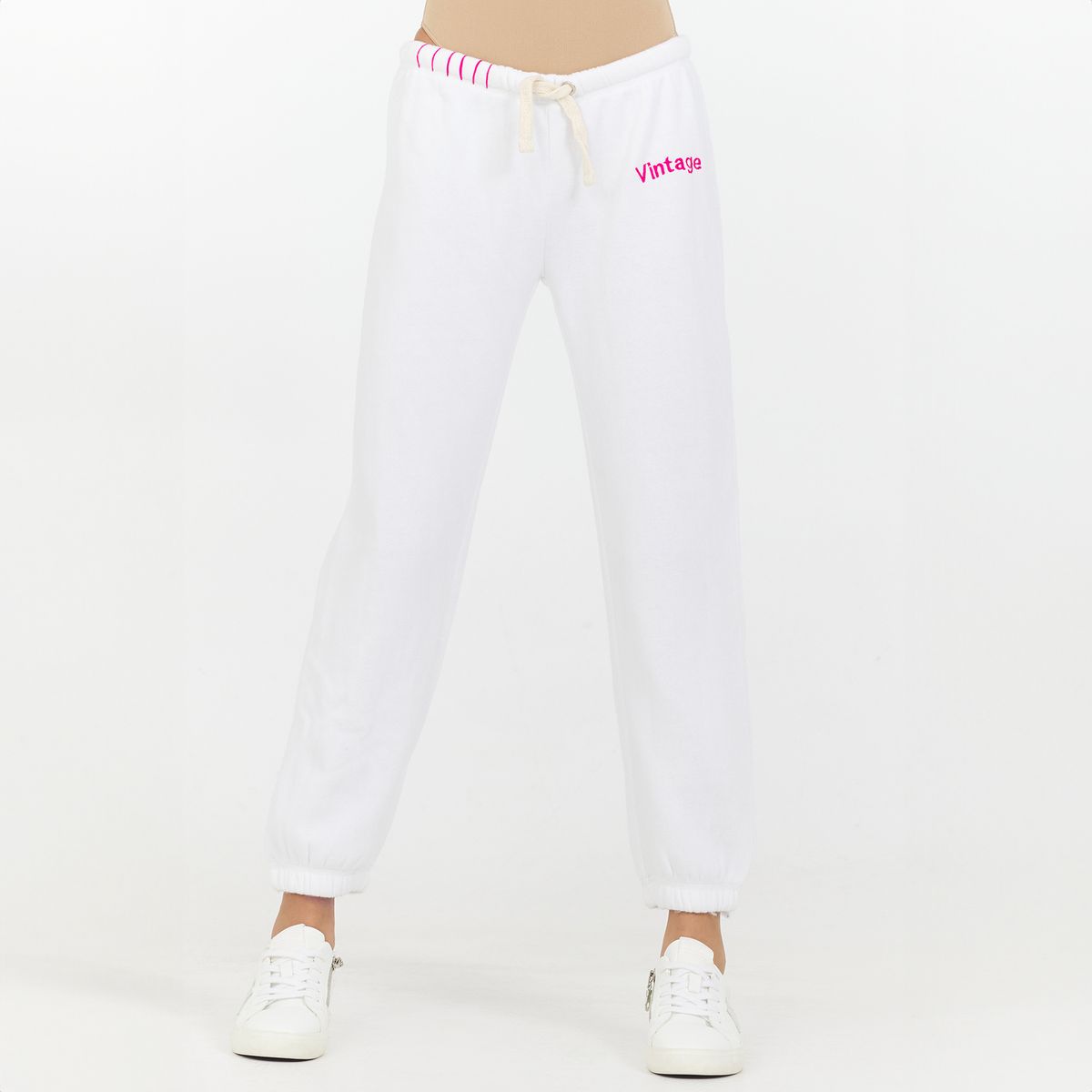 VH | TWEEN | TEEN |White Vintage Stitch Jogger