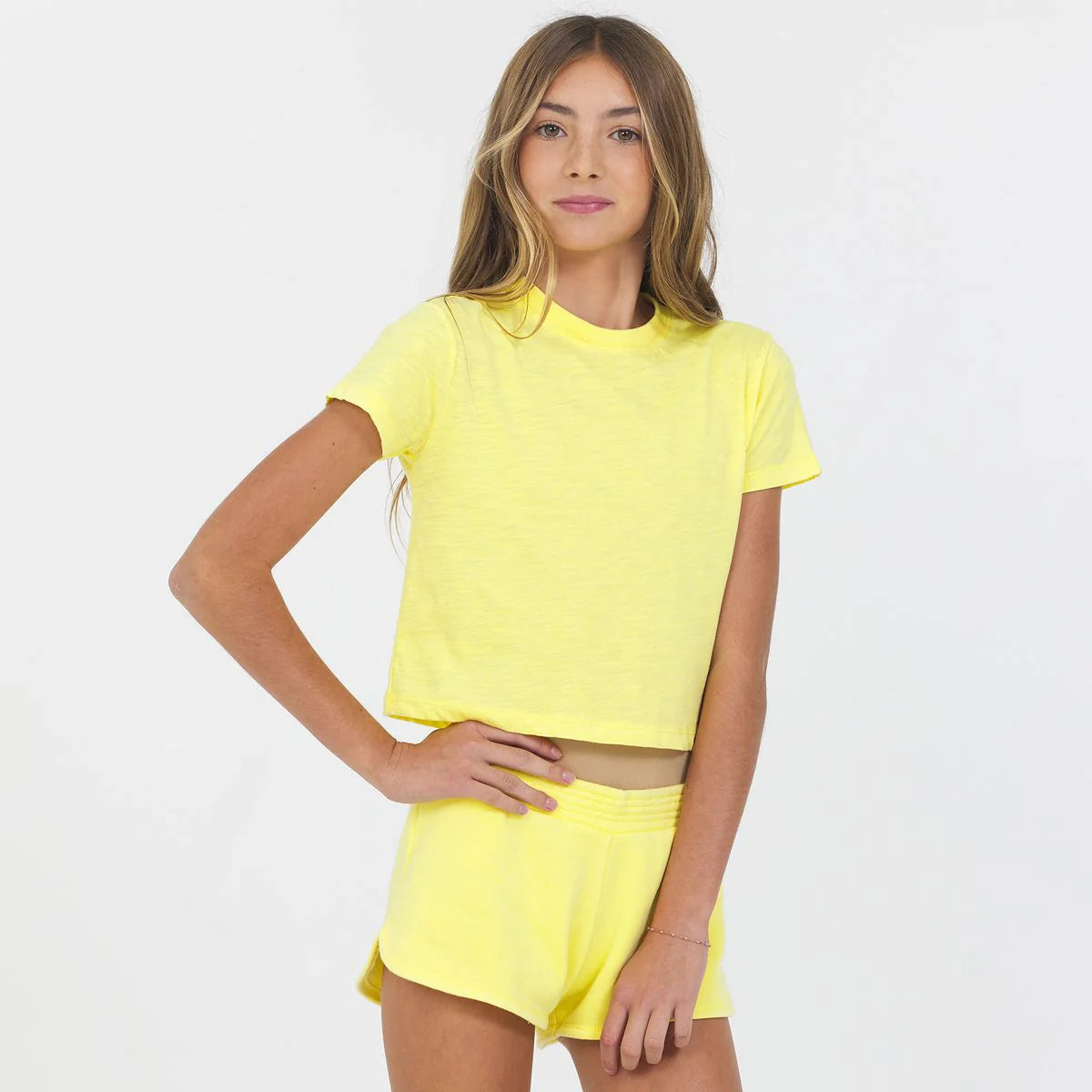VH | TWEEN | TEEN | Yellow Burnout Short