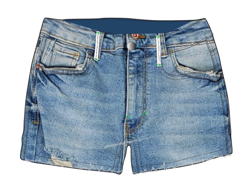 T | Tween | Brittany Fray Hem Shorts