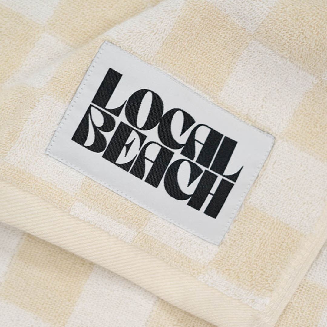 LB | Checker Beach & Bath Towel