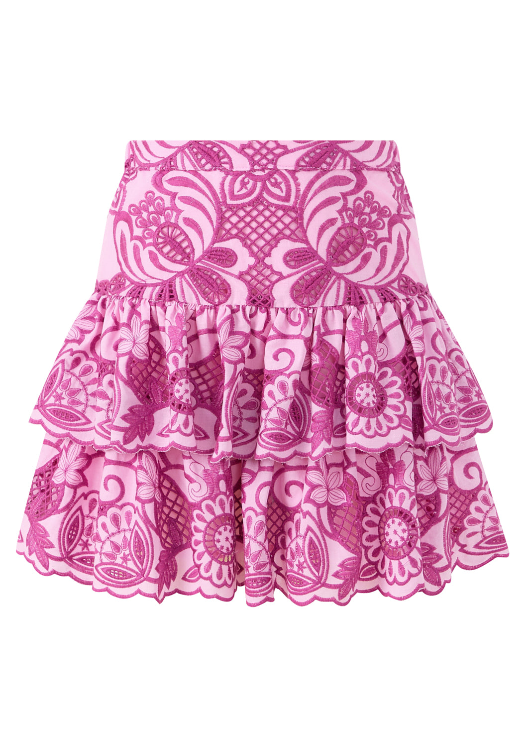 M | Alora Embroidered Frill Mini