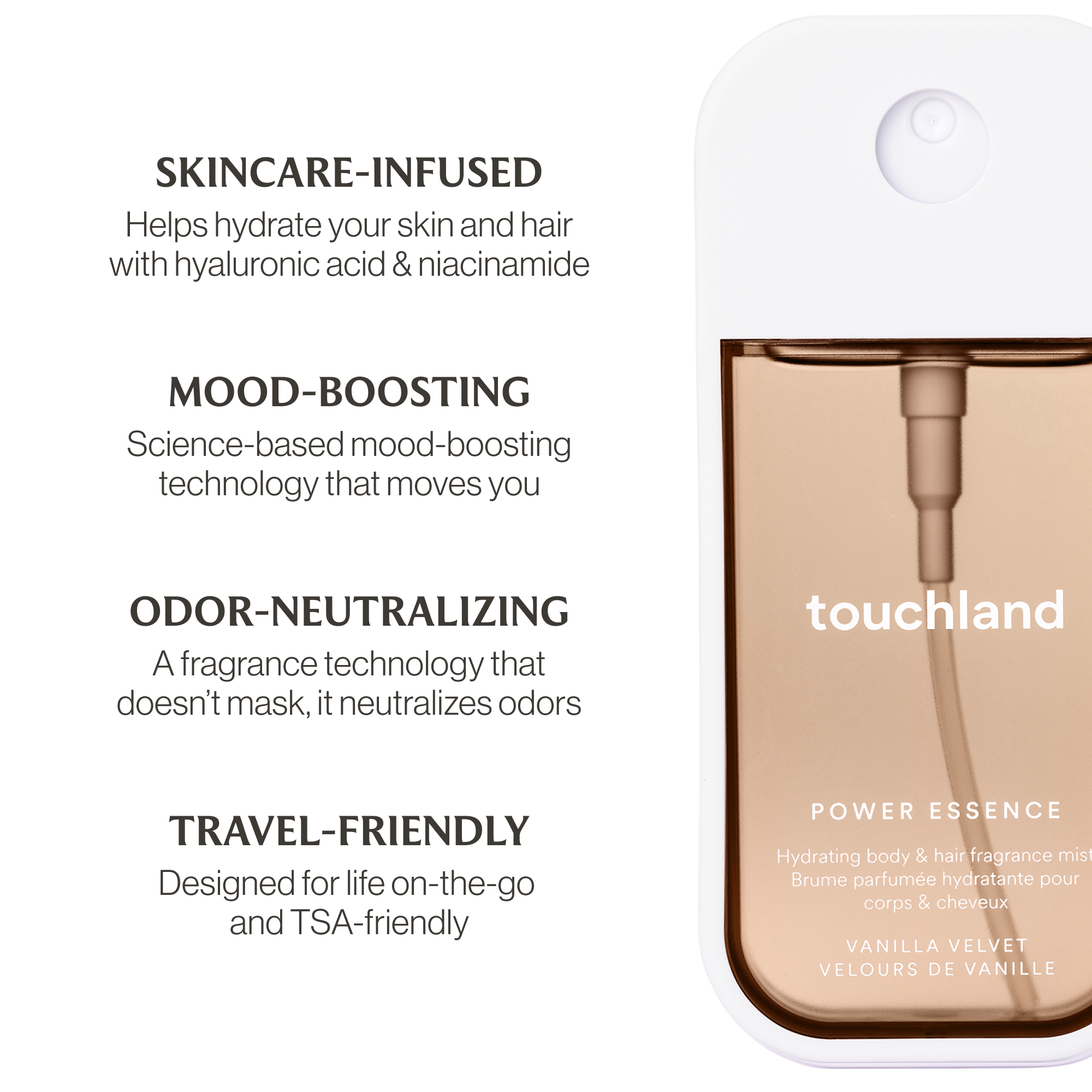 Vanilla Velvet Power Essence Body & Hair Fragrance Mist