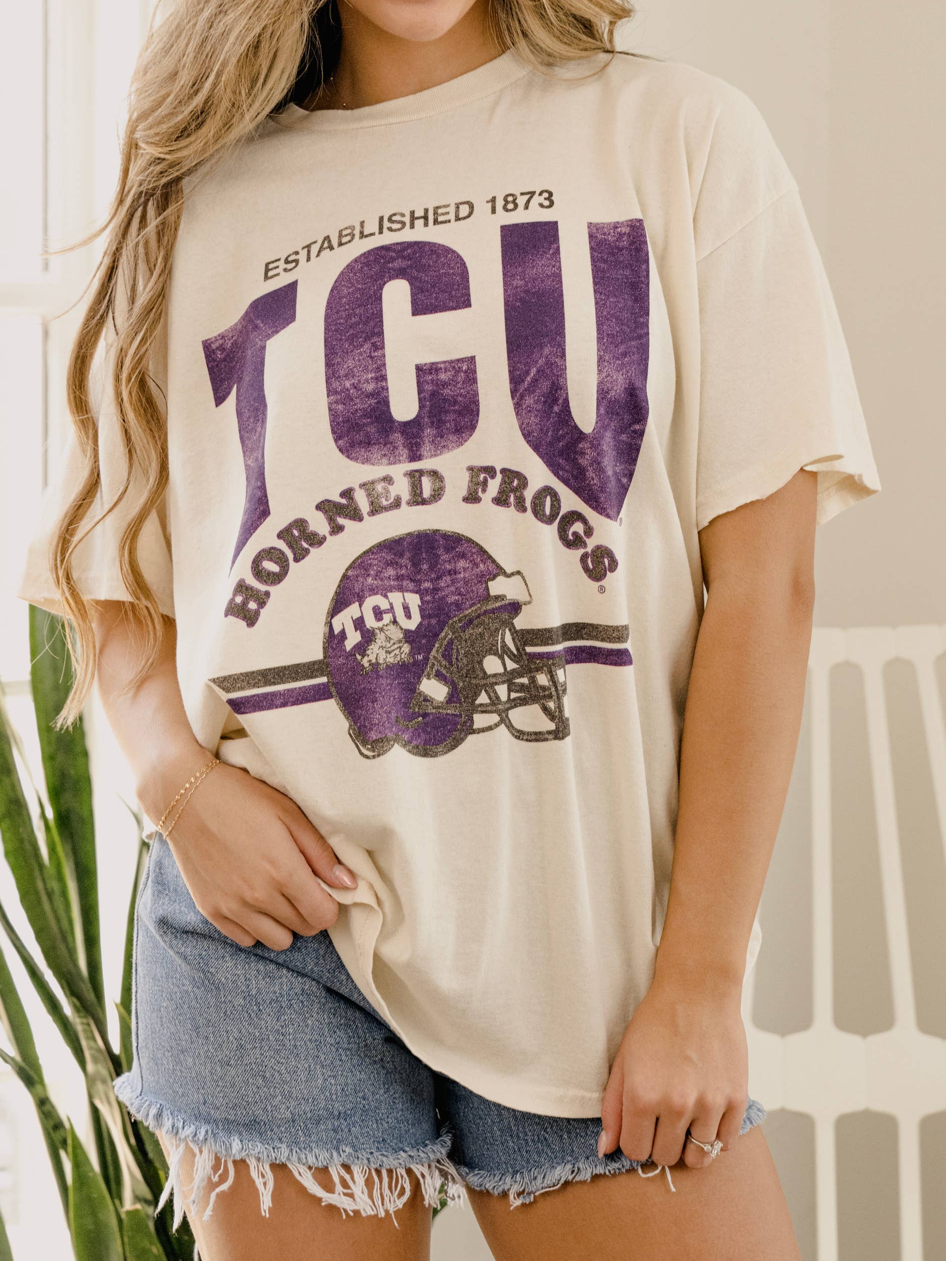 LL | TCU Thrifted Tee
