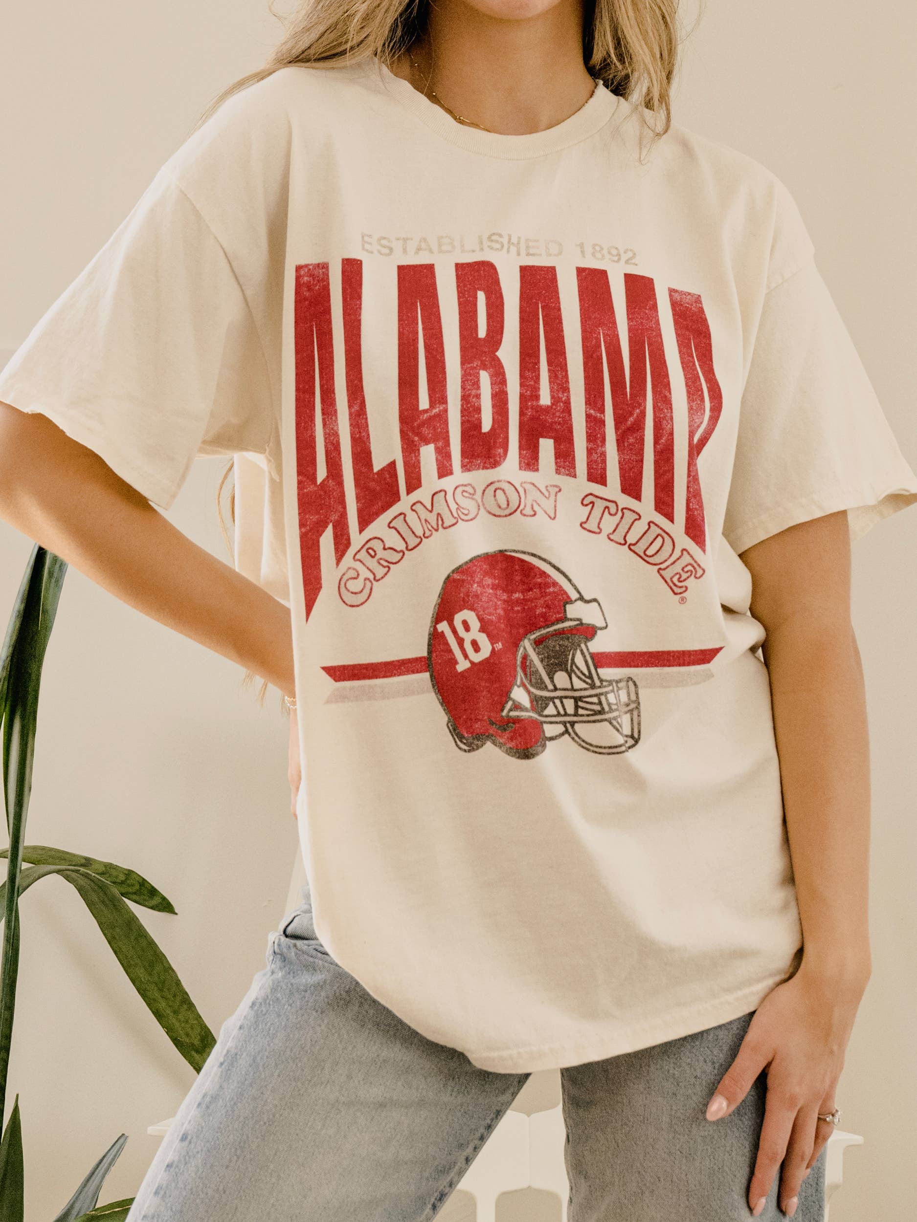 LL | Bama Crimson Thrifted Tee