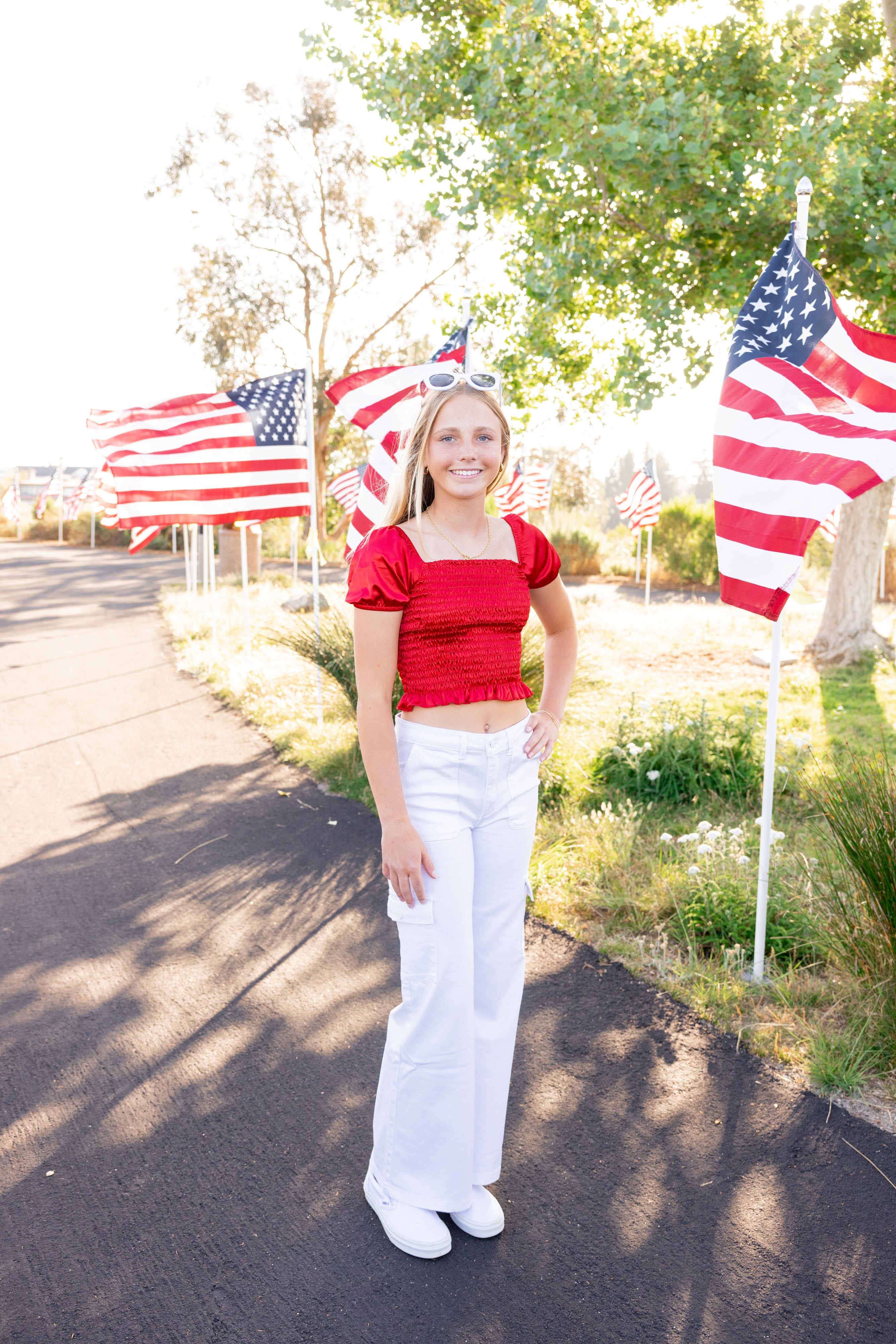 Forth of july outfit inspo for tweens and teens by Leypop shoppe newport beach ca tween and teen boutique