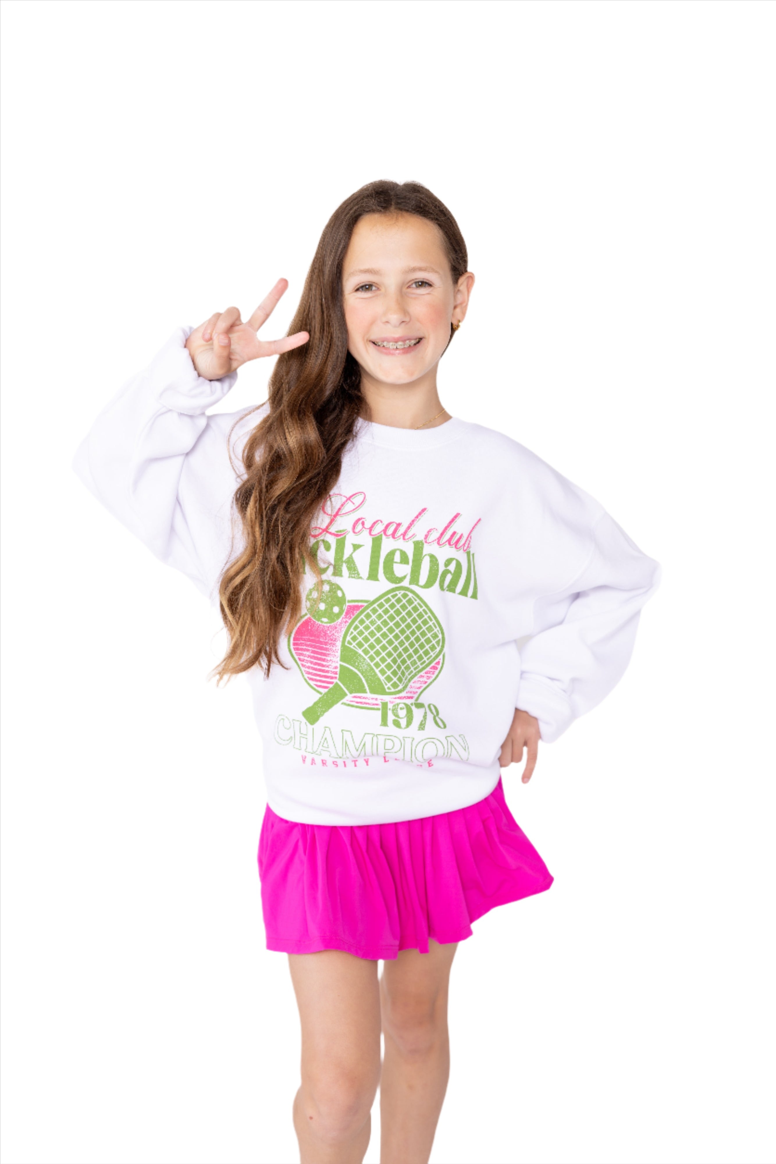 Pickleball sweatshirt for adults and kids. Vintage pickleball. Pickleball gifiting. Newport Beach. Leypop Shoppe, Red Balloon, The Red Balloon, Frankies On the Park