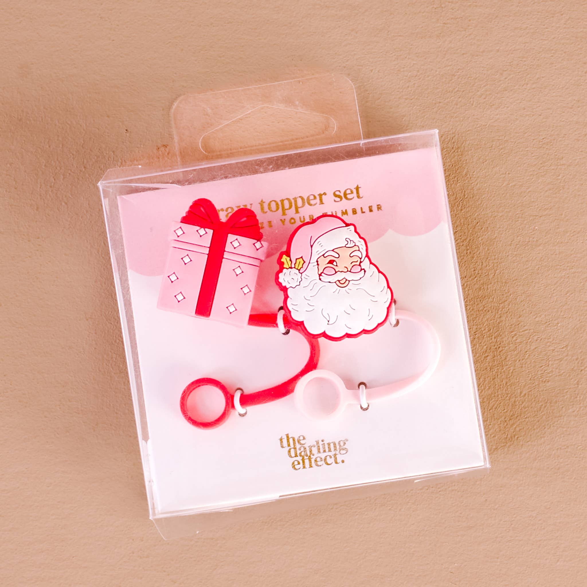 TDE |Straw Topper Set-Jolly Santa