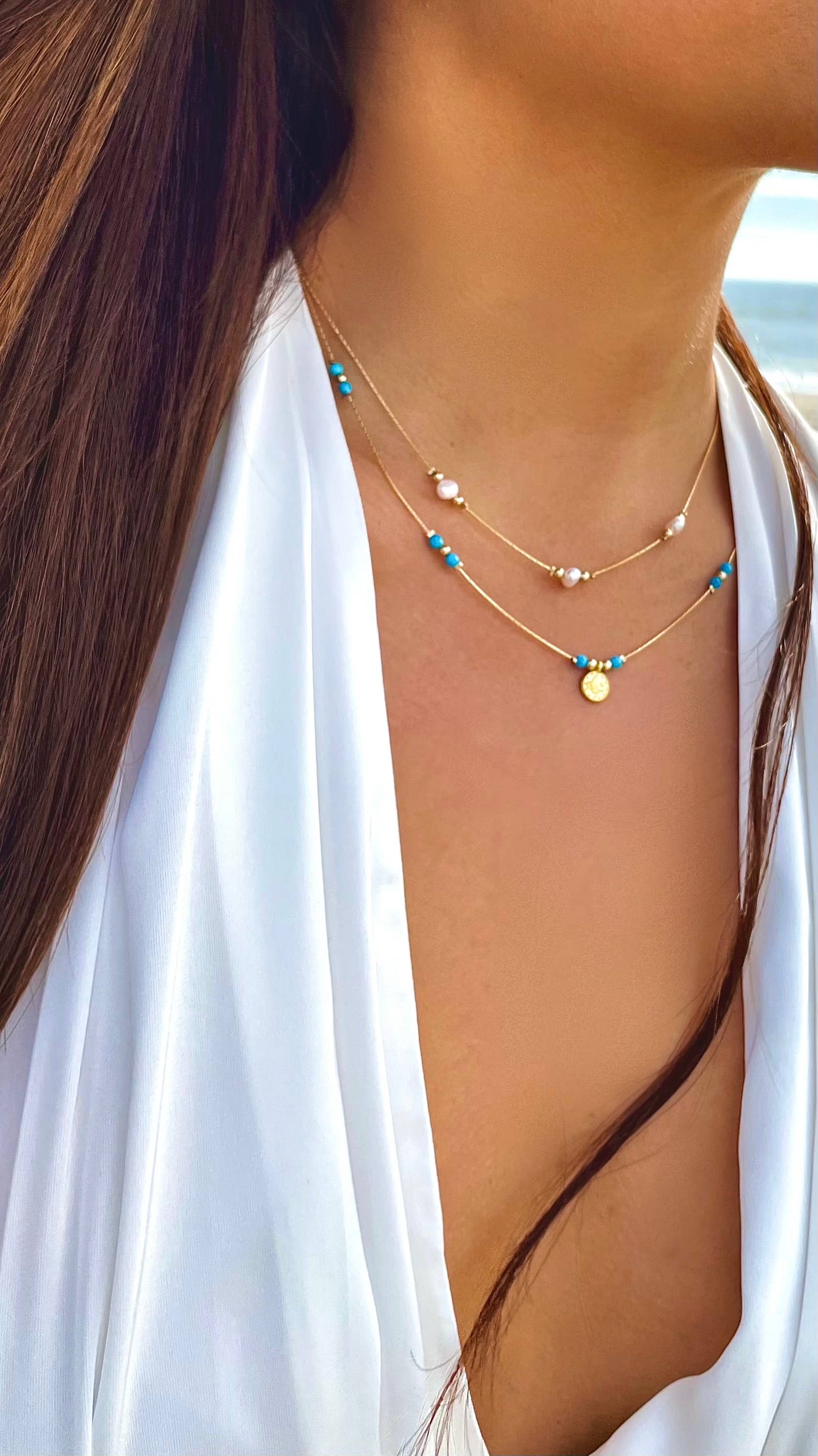 OL | Journey Pearl Trinity Necklace