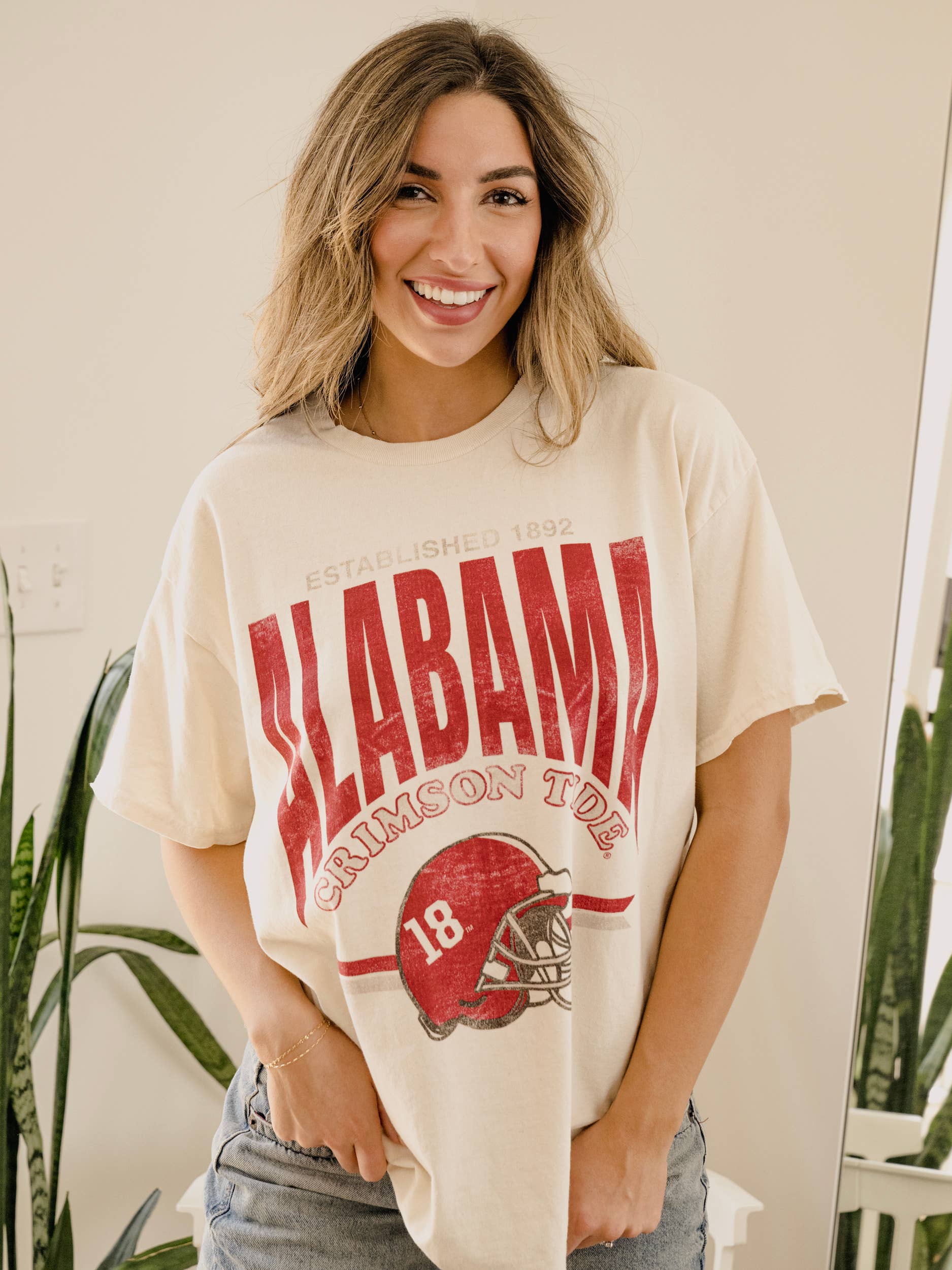 LL | Bama Crimson Thrifted Tee