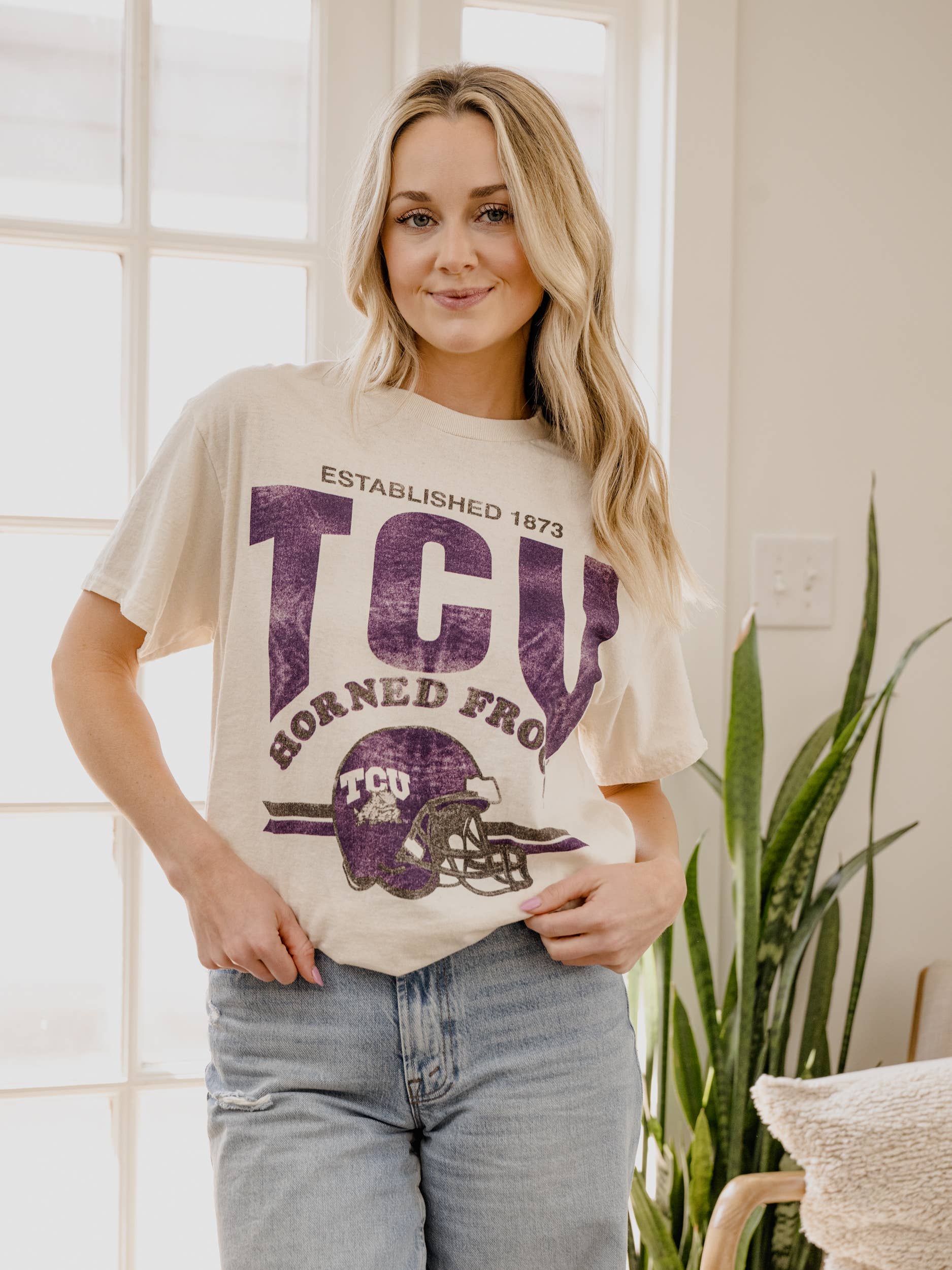 LL | TCU Thrifted Tee