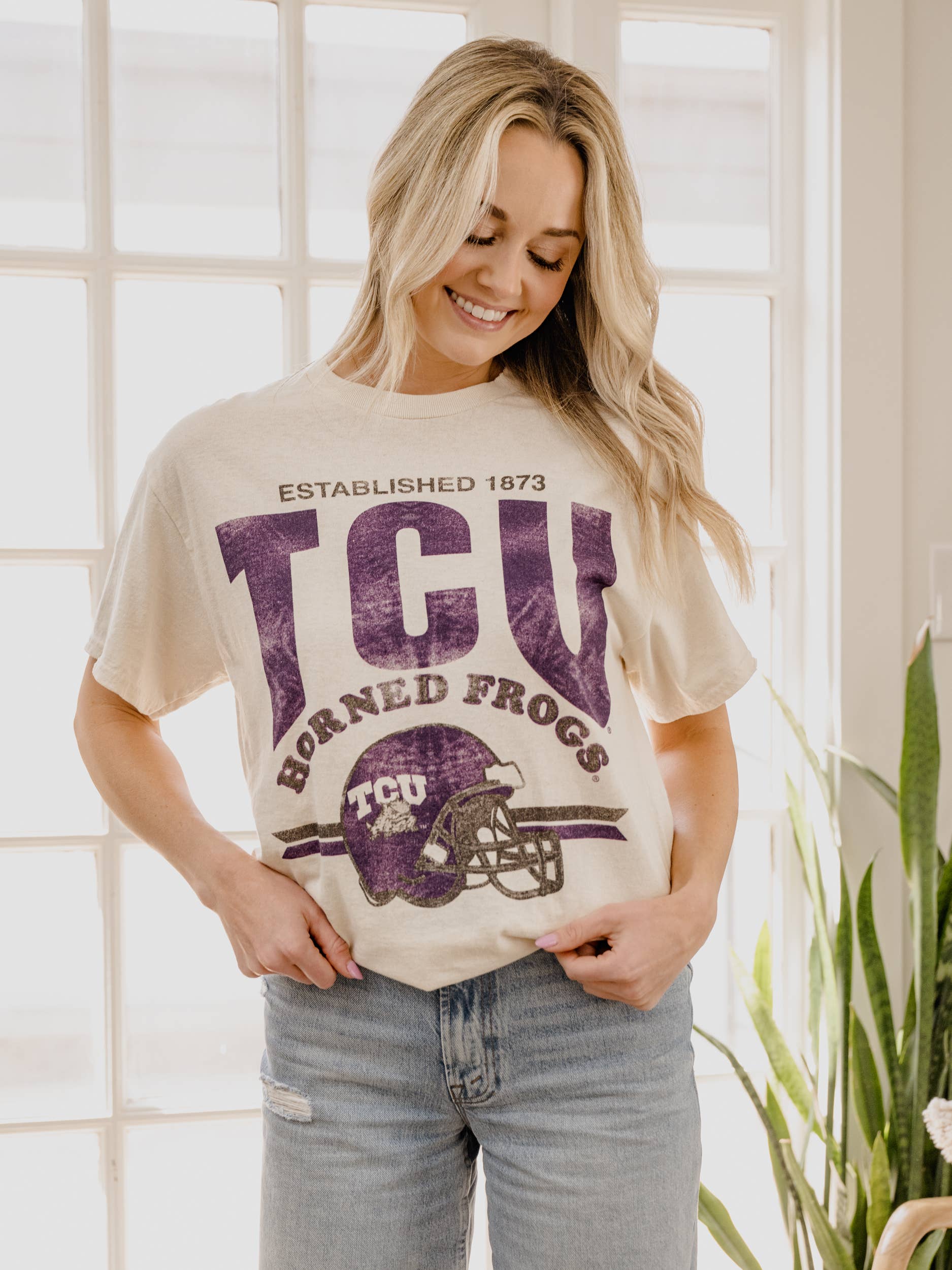 LL | TCU Thrifted Tee