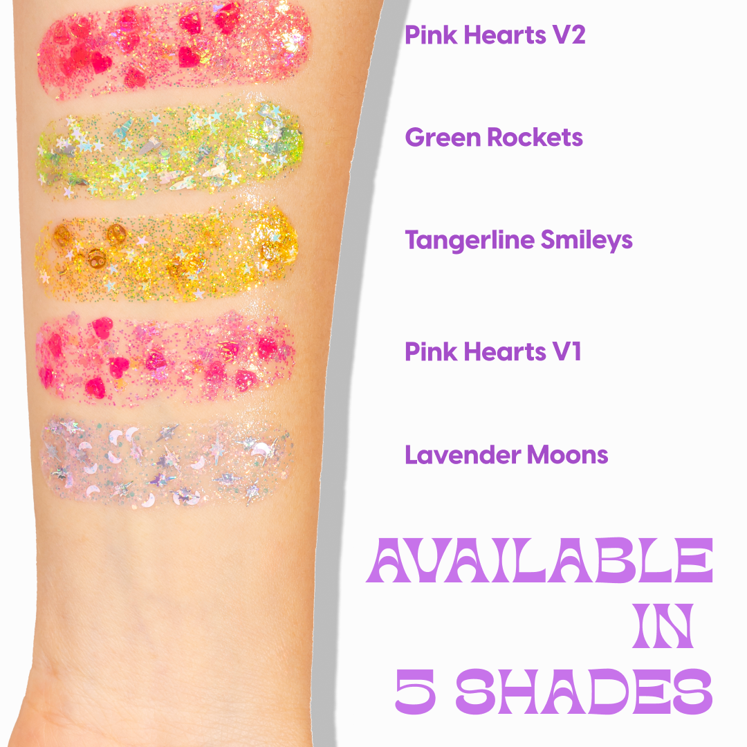 SPARKLE PARTY HAIR AND BODY GEL - SINGLE PACKS
