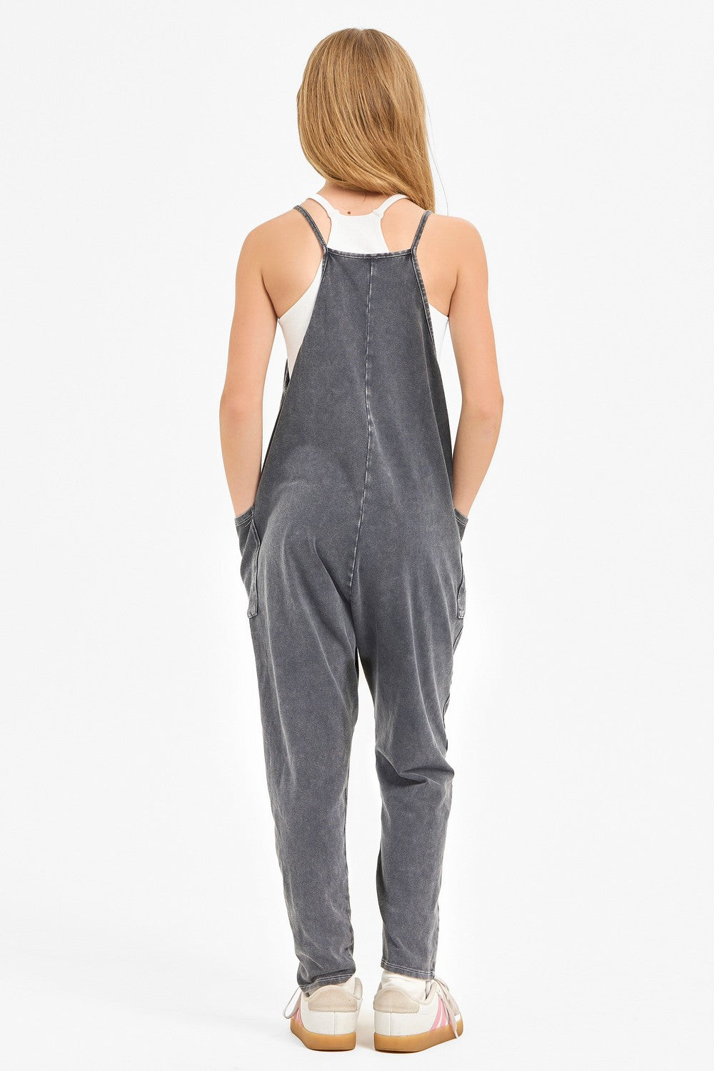 GG | Mineral Wash Sleeveless Jumpsuit