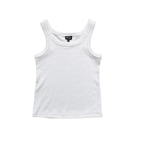 LO | Tween | Top | White Ribbed