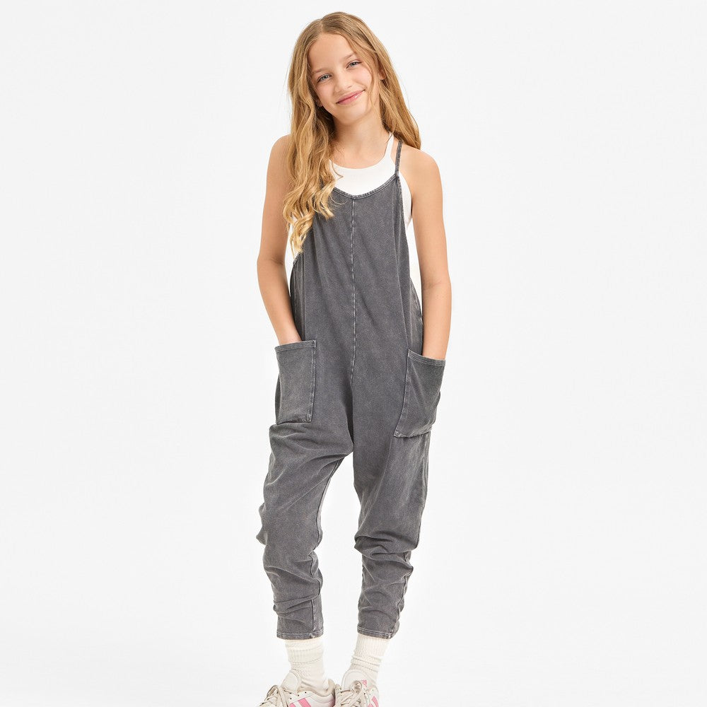 GG | Mineral Wash Sleeveless Jumpsuit