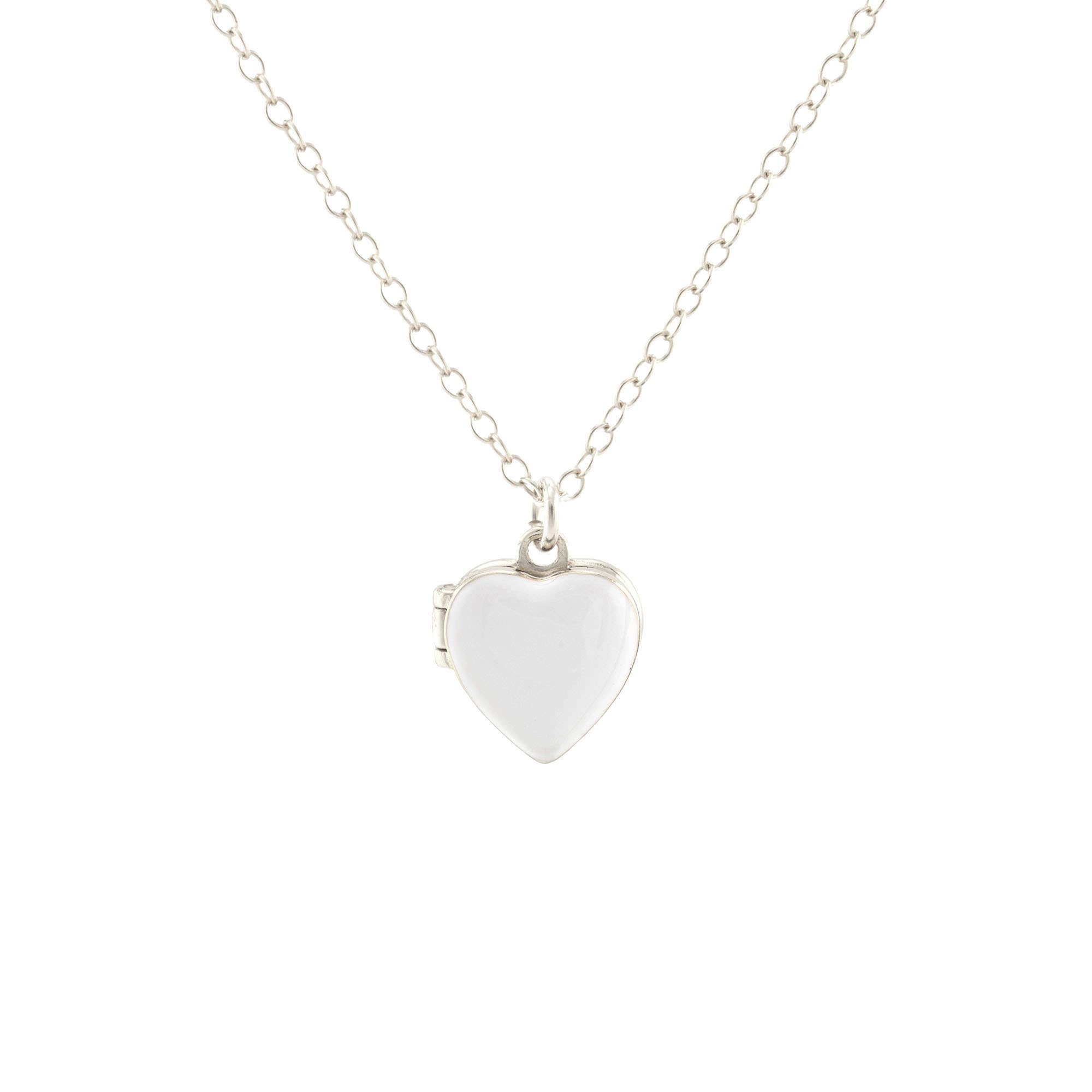 KN | Enamel Heart Locket 18K Gold Vermeil