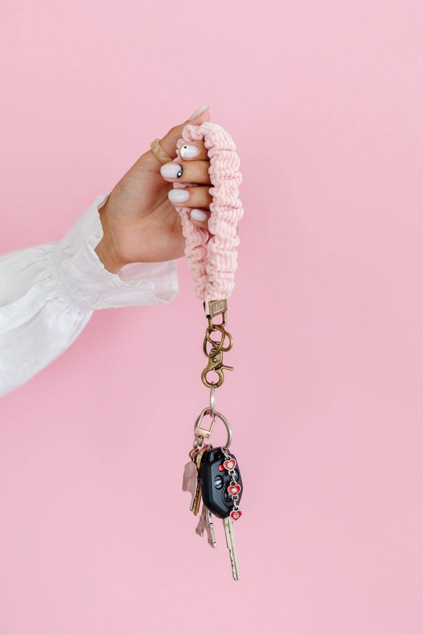 LP| Rose Corduroy | Scrunchie Keychain