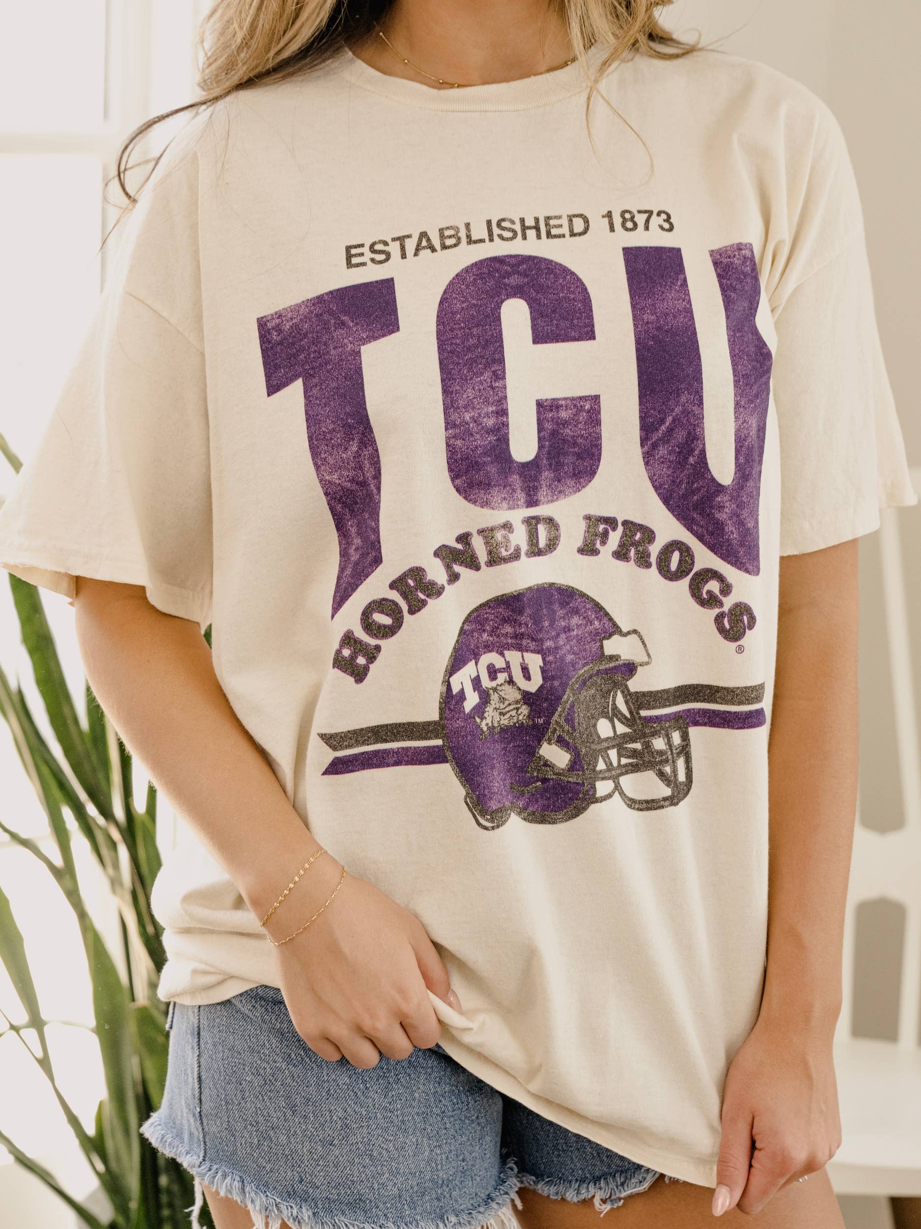 LL | TCU Thrifted Tee