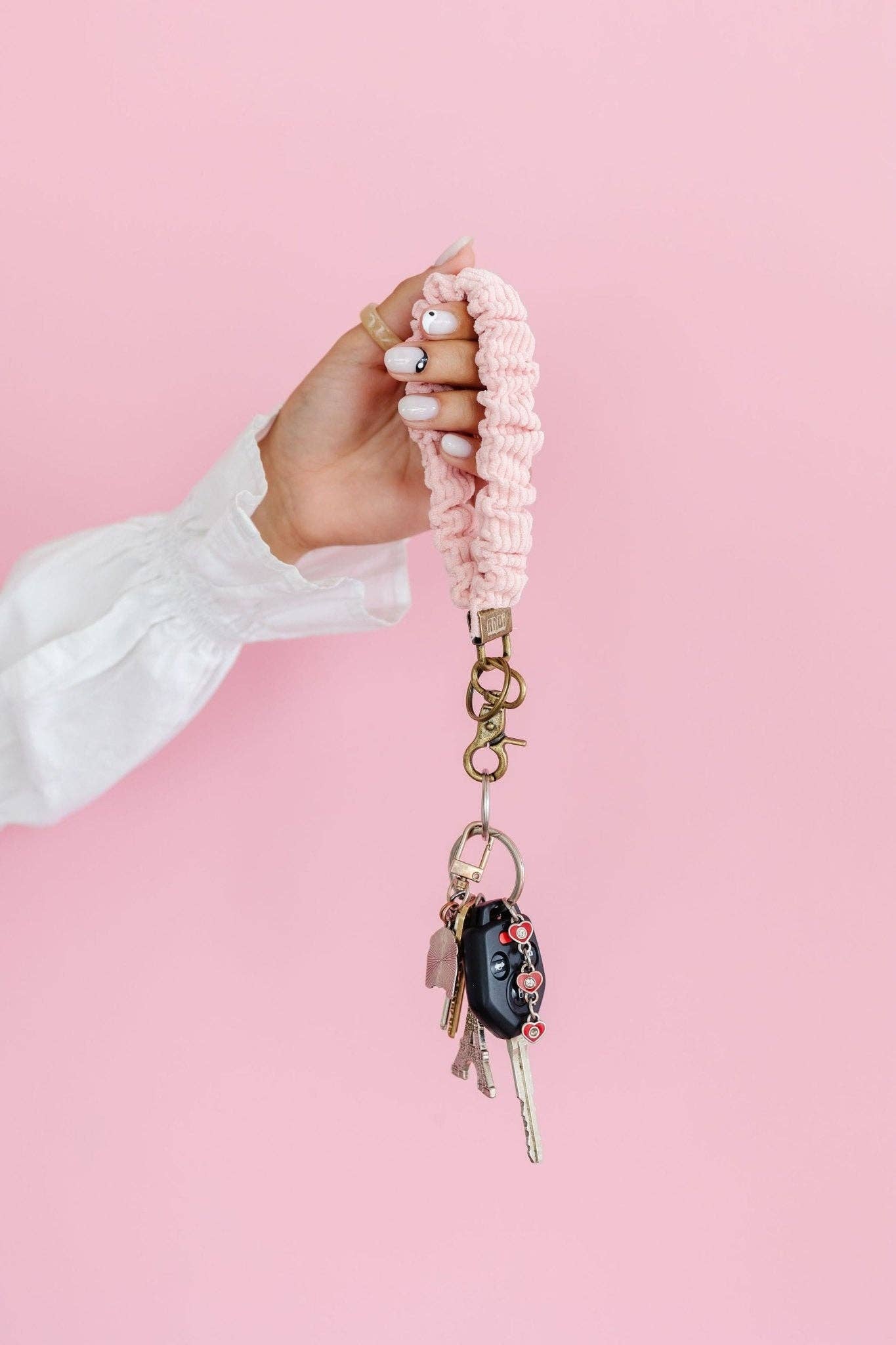 LP| Rose Corduroy | Scrunchie Keychain