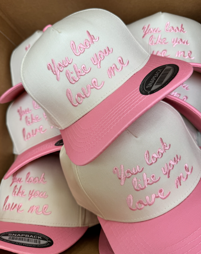KC | You Look Like You Love Me - Pink Vintage Trucker Hat