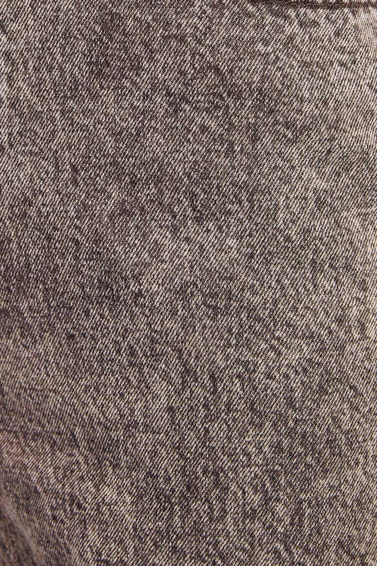 LL | High Waisted Wide Leg Denim Pants