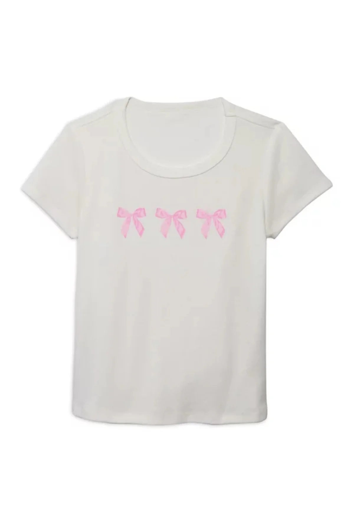 KJ | TWEEN | Coquette Bow Tee