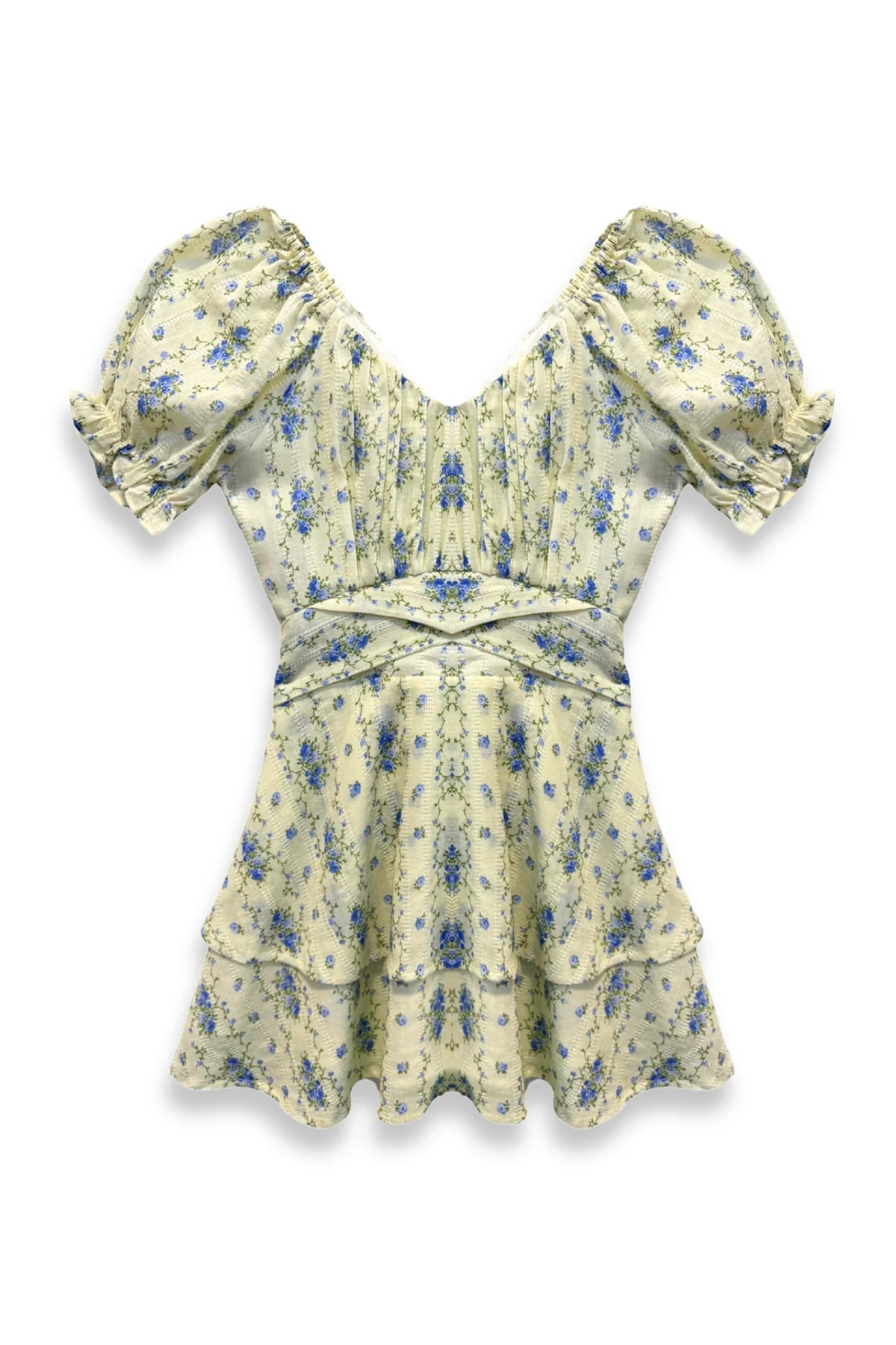KJ | TWEEN | Delilah Dress Cream Stripe Floral