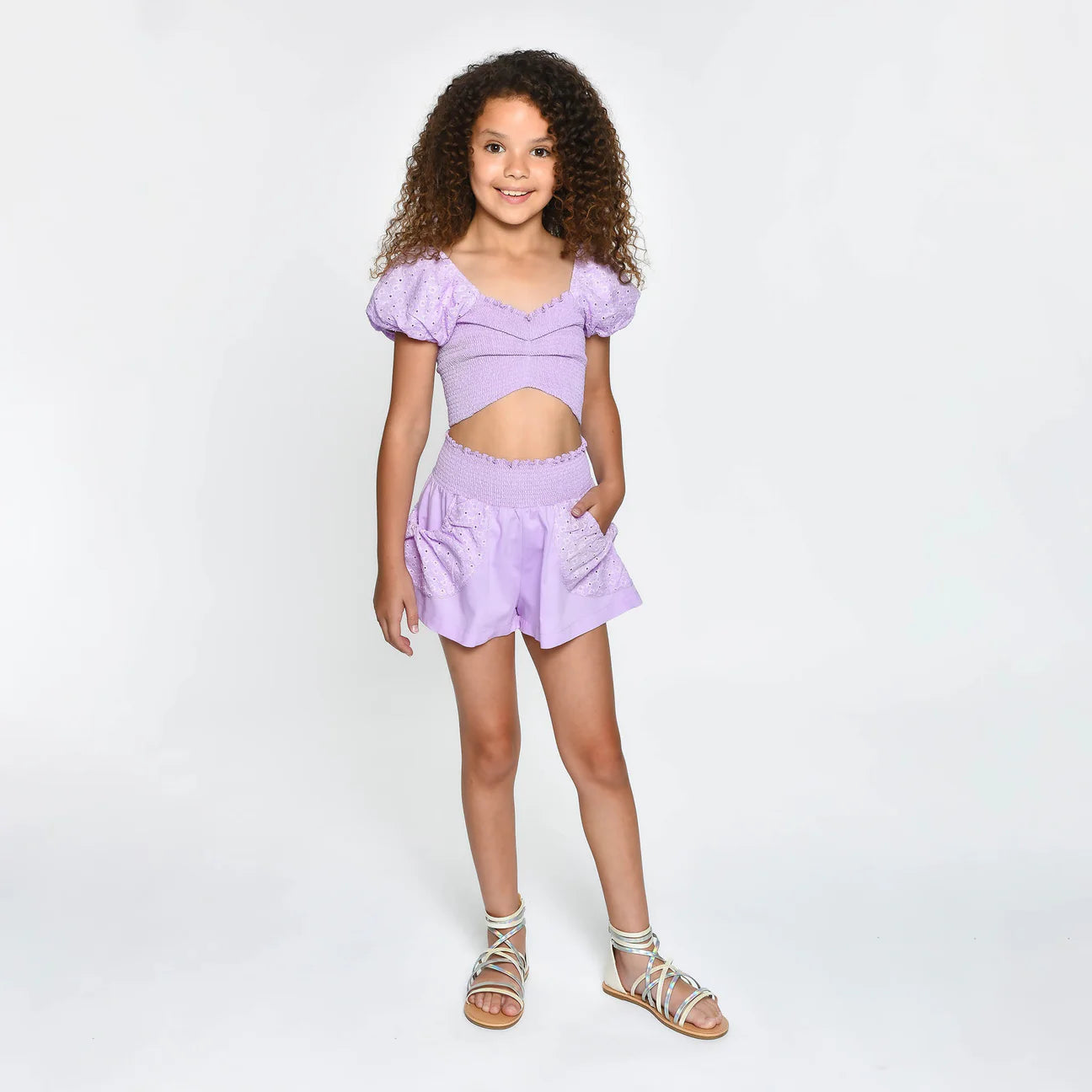 PX | Lilac Lilies Enzo Short Set