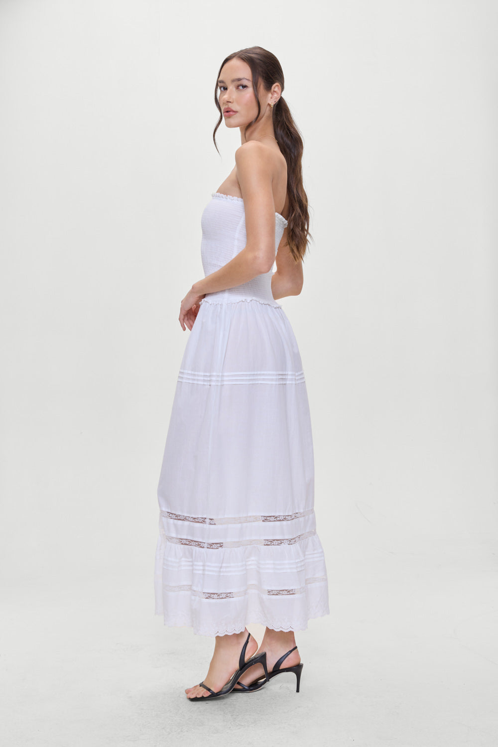 FB | Women | White Maxi Dress