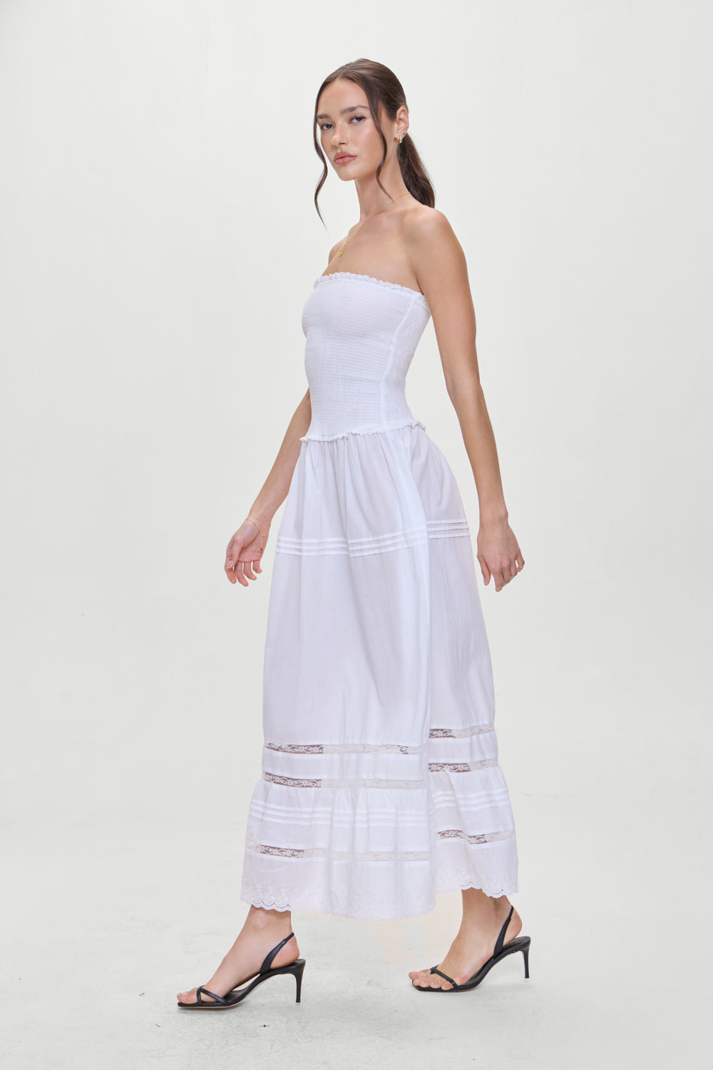 FB | Women | White Maxi Dress