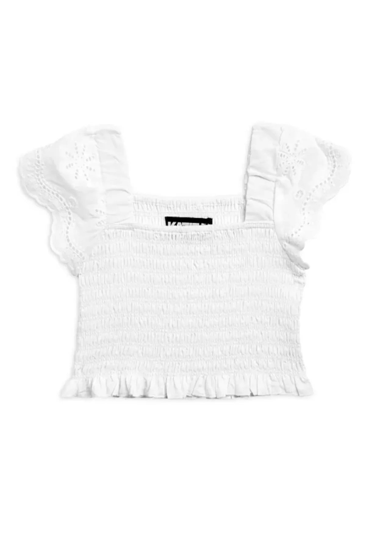 KJ | TWEEN | Faye Top White