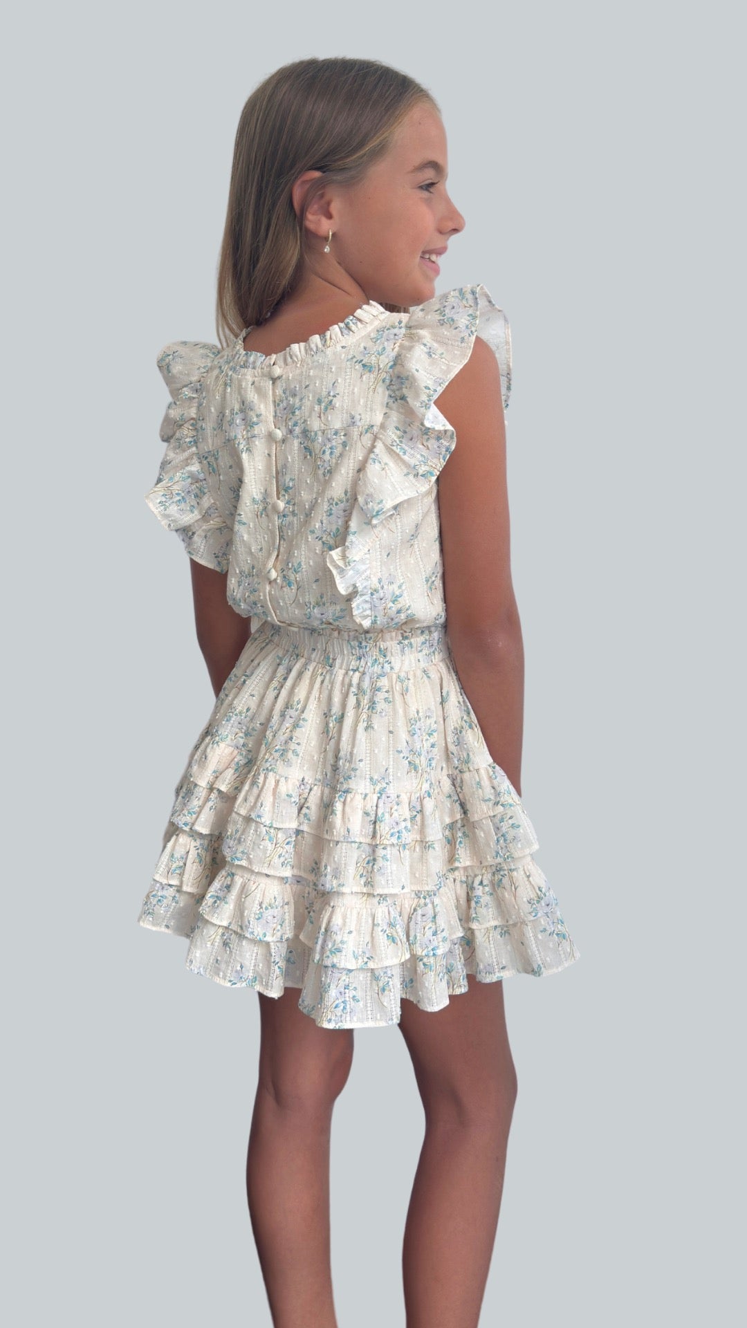 SL | Gustavia Dress Blue Roses