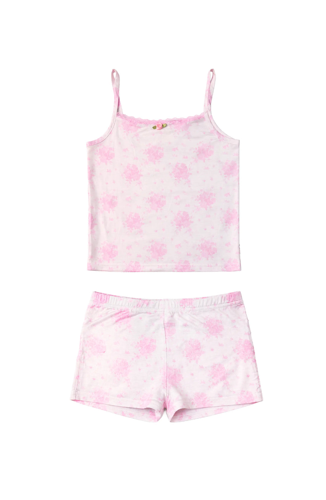 PG | Floral Print Light Pink Cami PJ Set