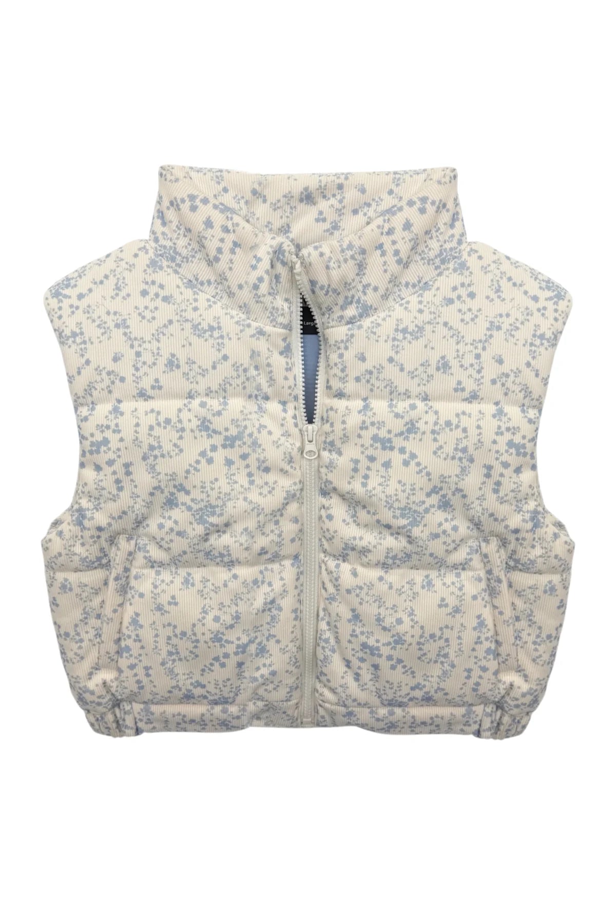 KJ | TWEEN | Snowy Vest Glacier Bloom