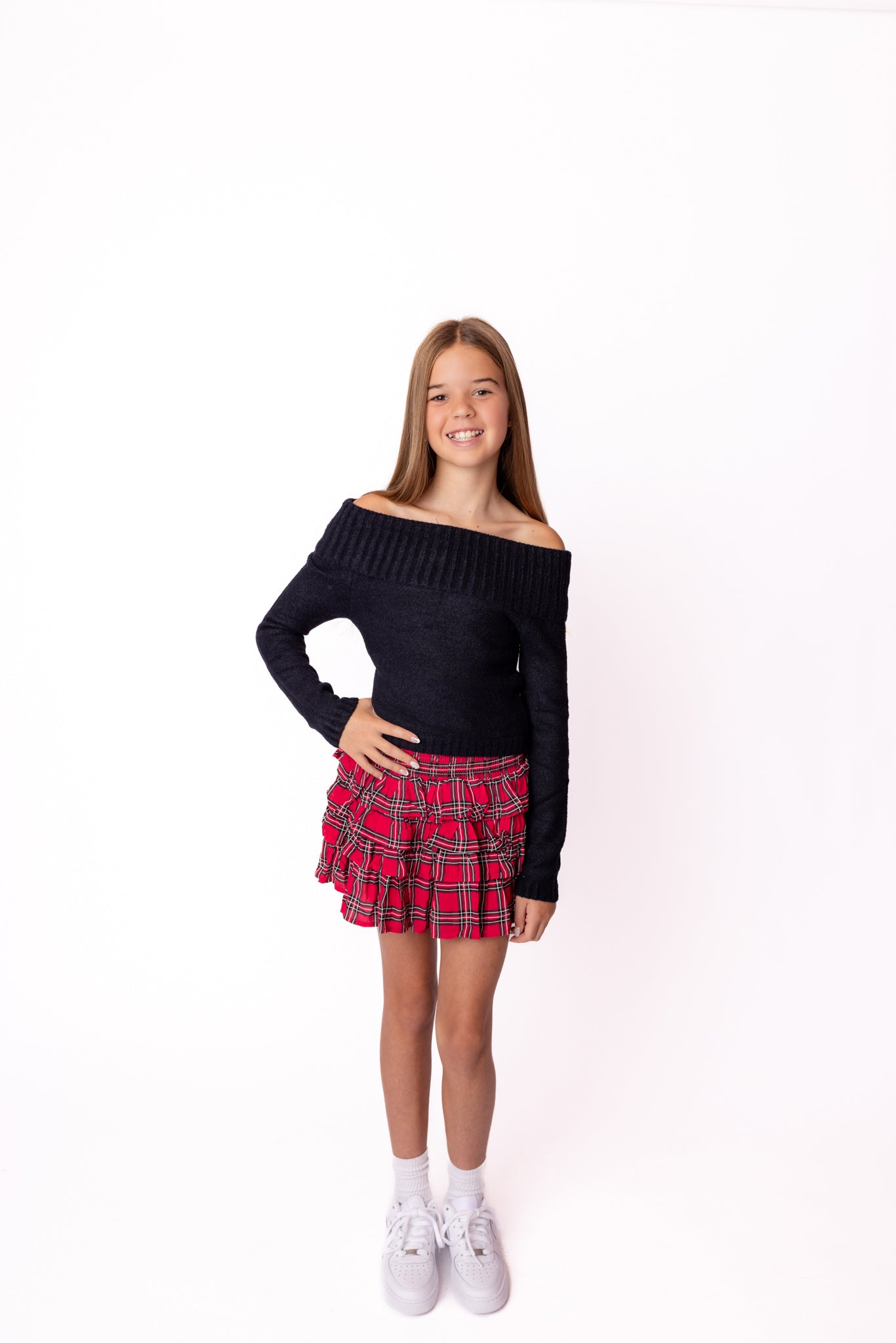 FBZ | Red Flanel Skort