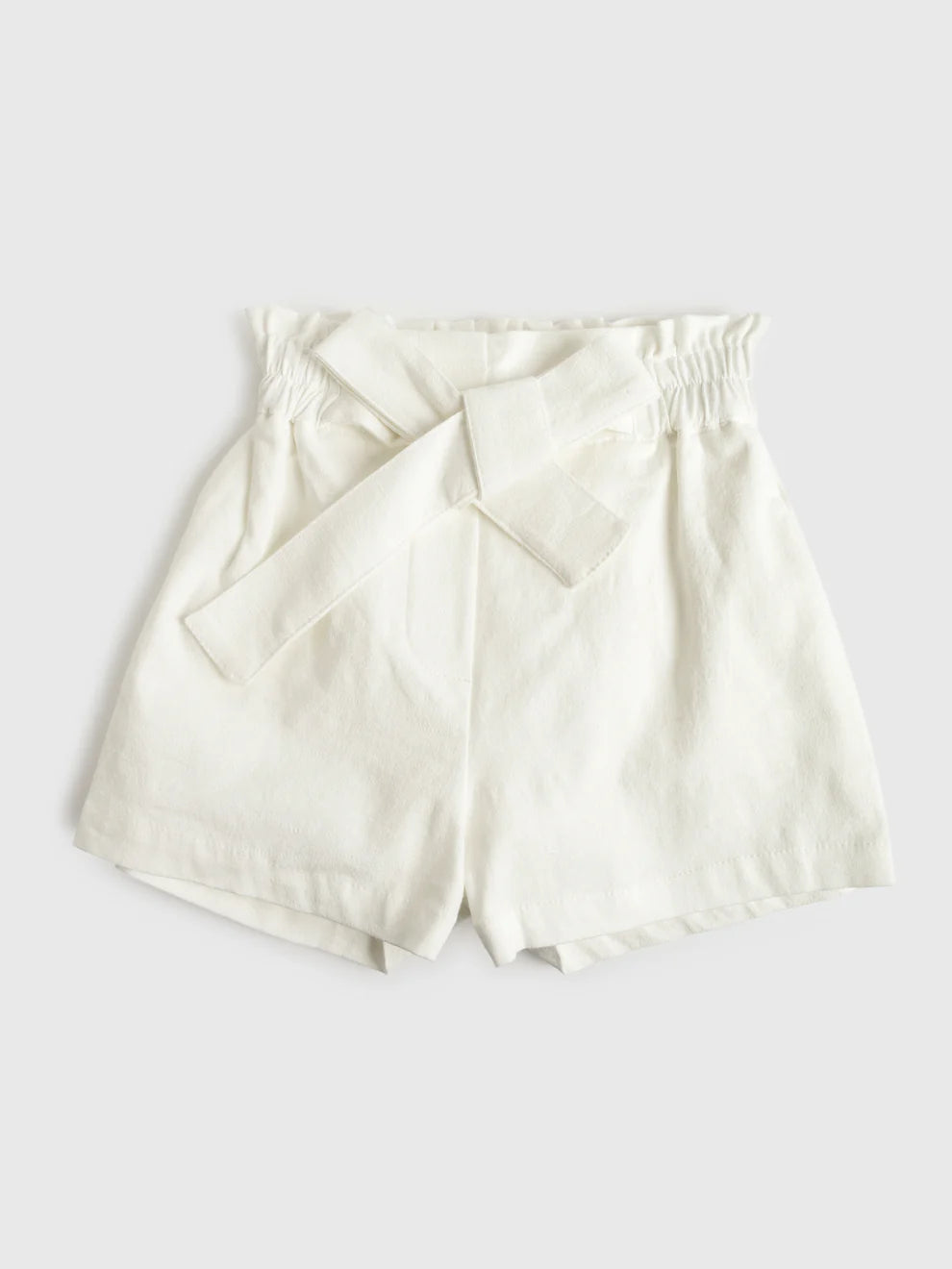 MB | White Woven Shorts