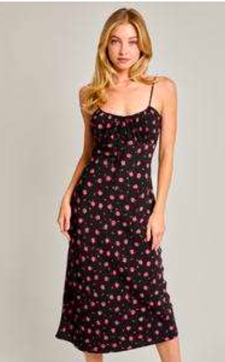 LL | Rose Floral Midi