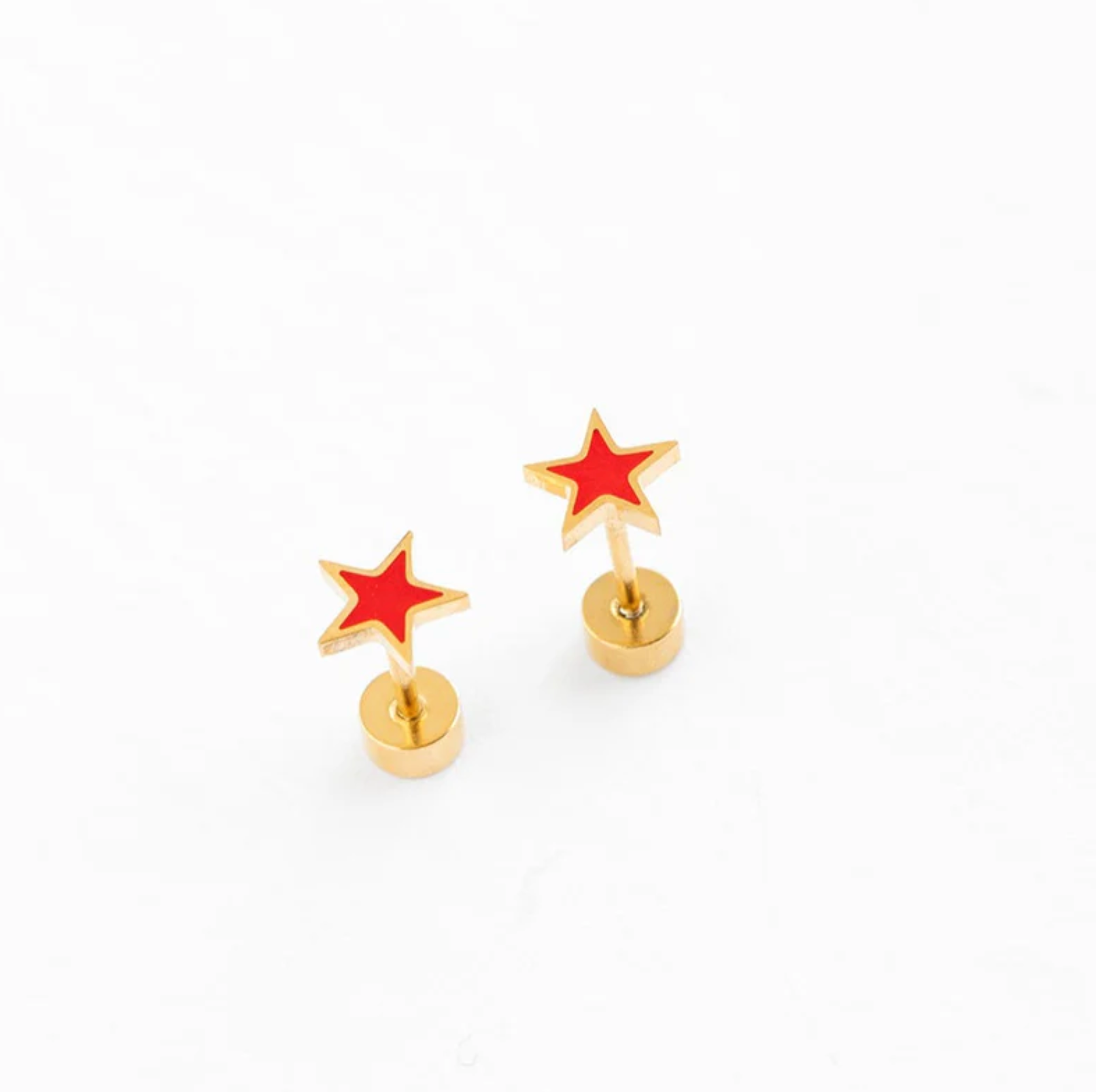PPP | Red Star Earrings