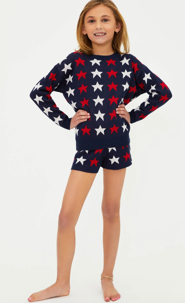 BR | TWEEN | LITTLE BALBOA SHORT | AMERICANA STARS