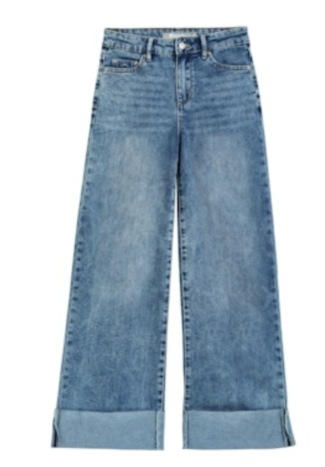 T | Wide Leg Jean with Cuff