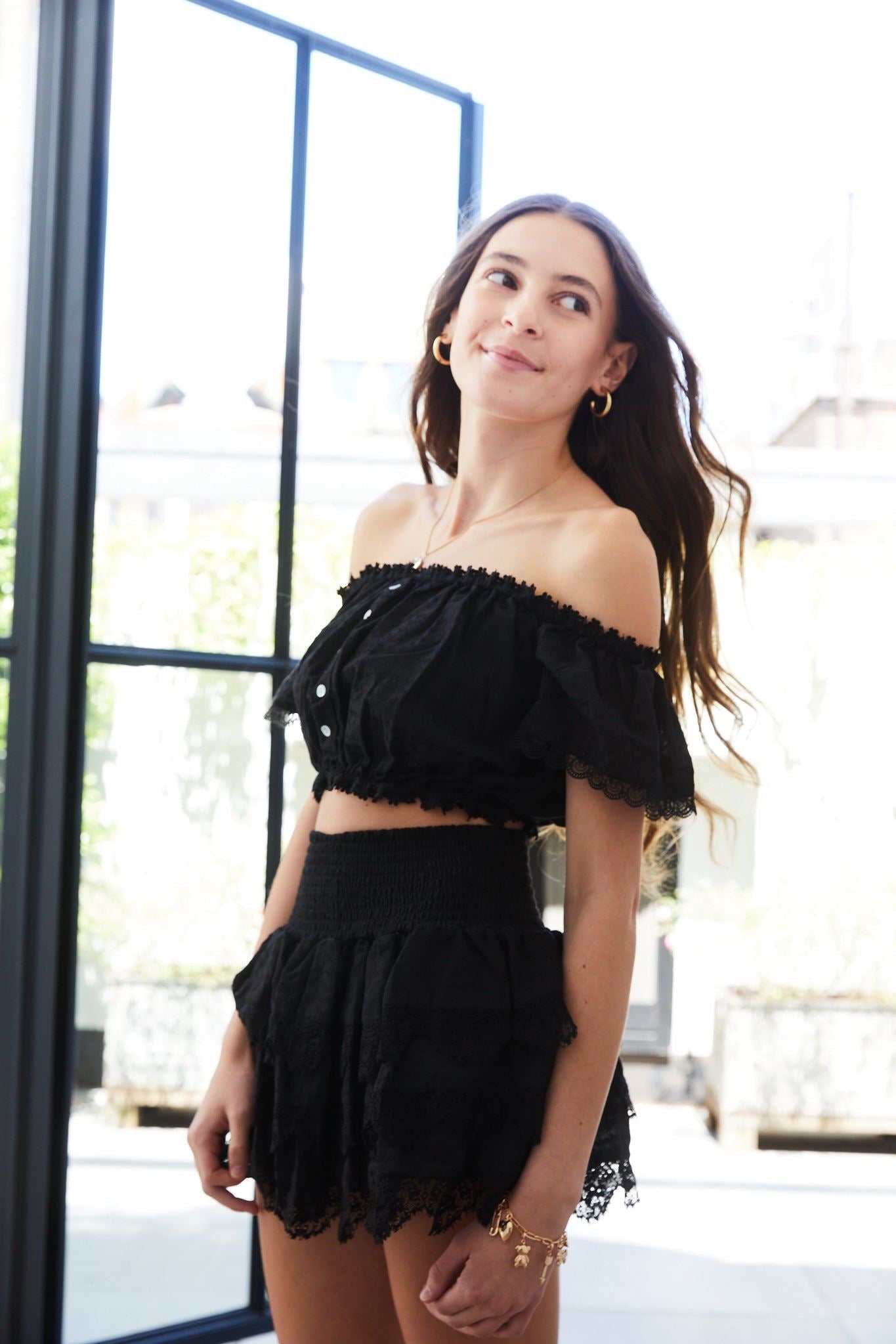 TH | Shay Black Heart Top