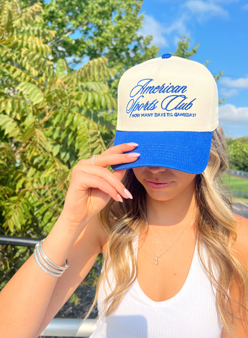 KC | American Sports Club Vintage Trucker Hat