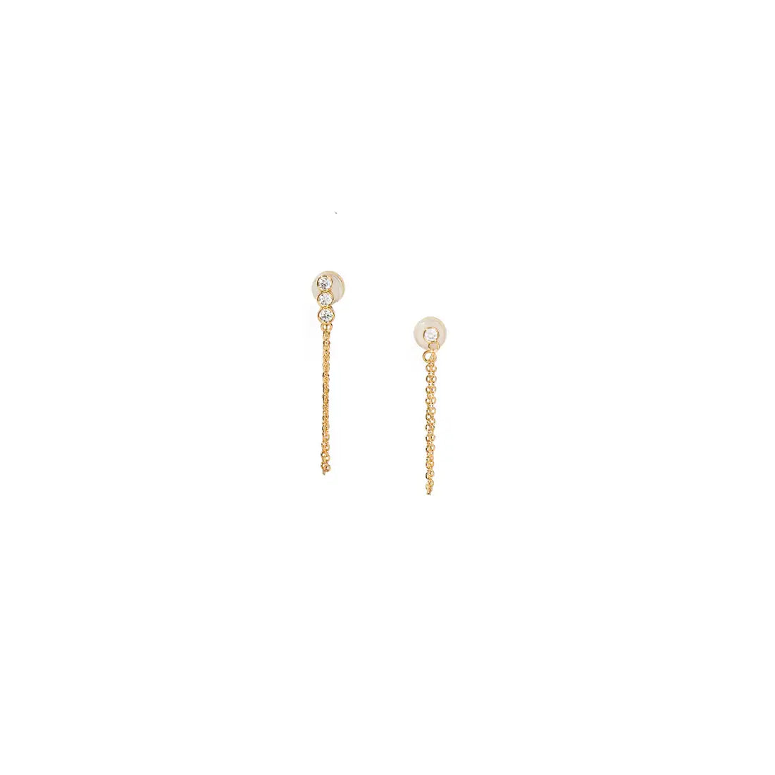 BG | Crystal Chain Earring Set