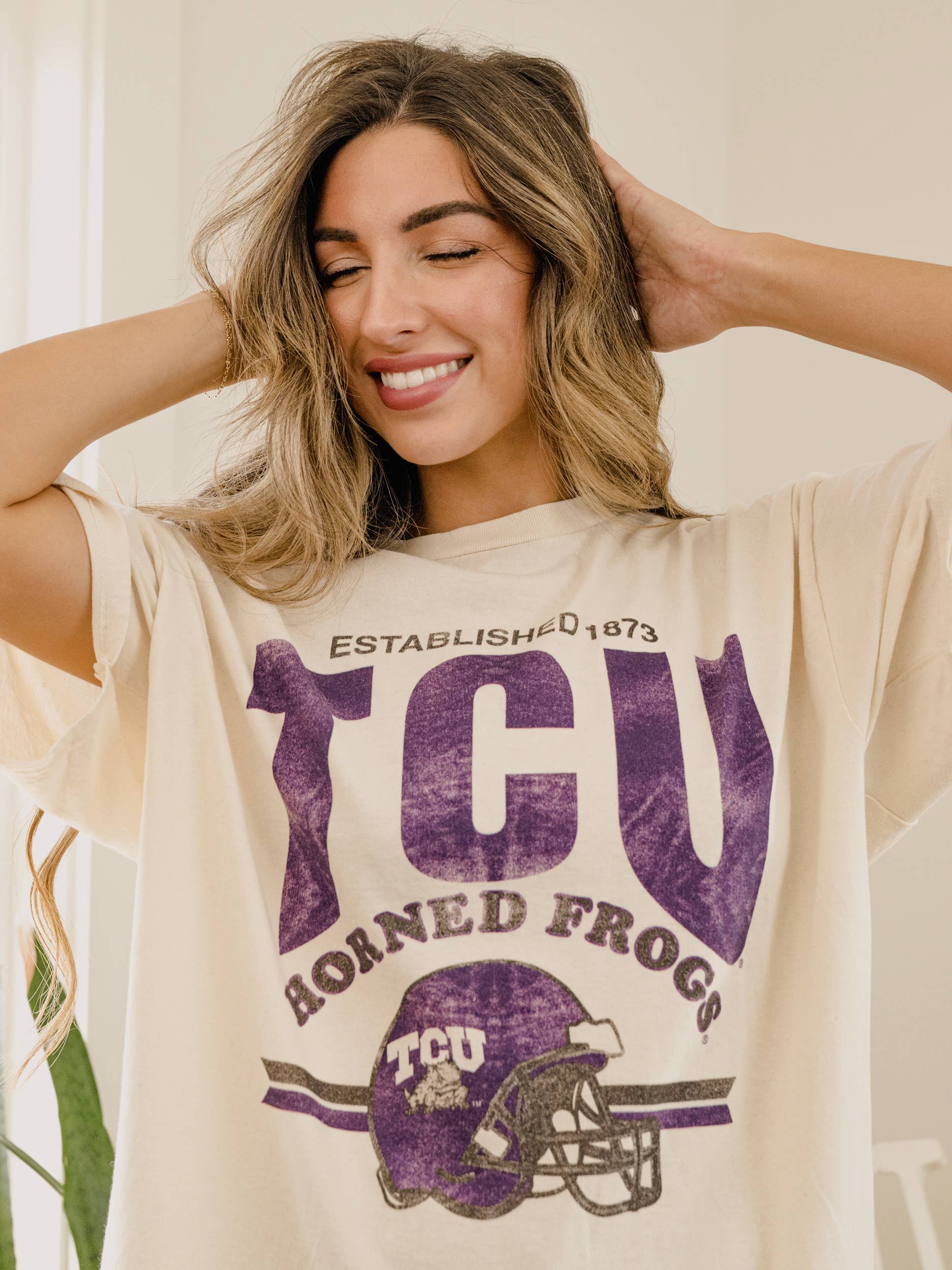 LL | TCU Thrifted Tee