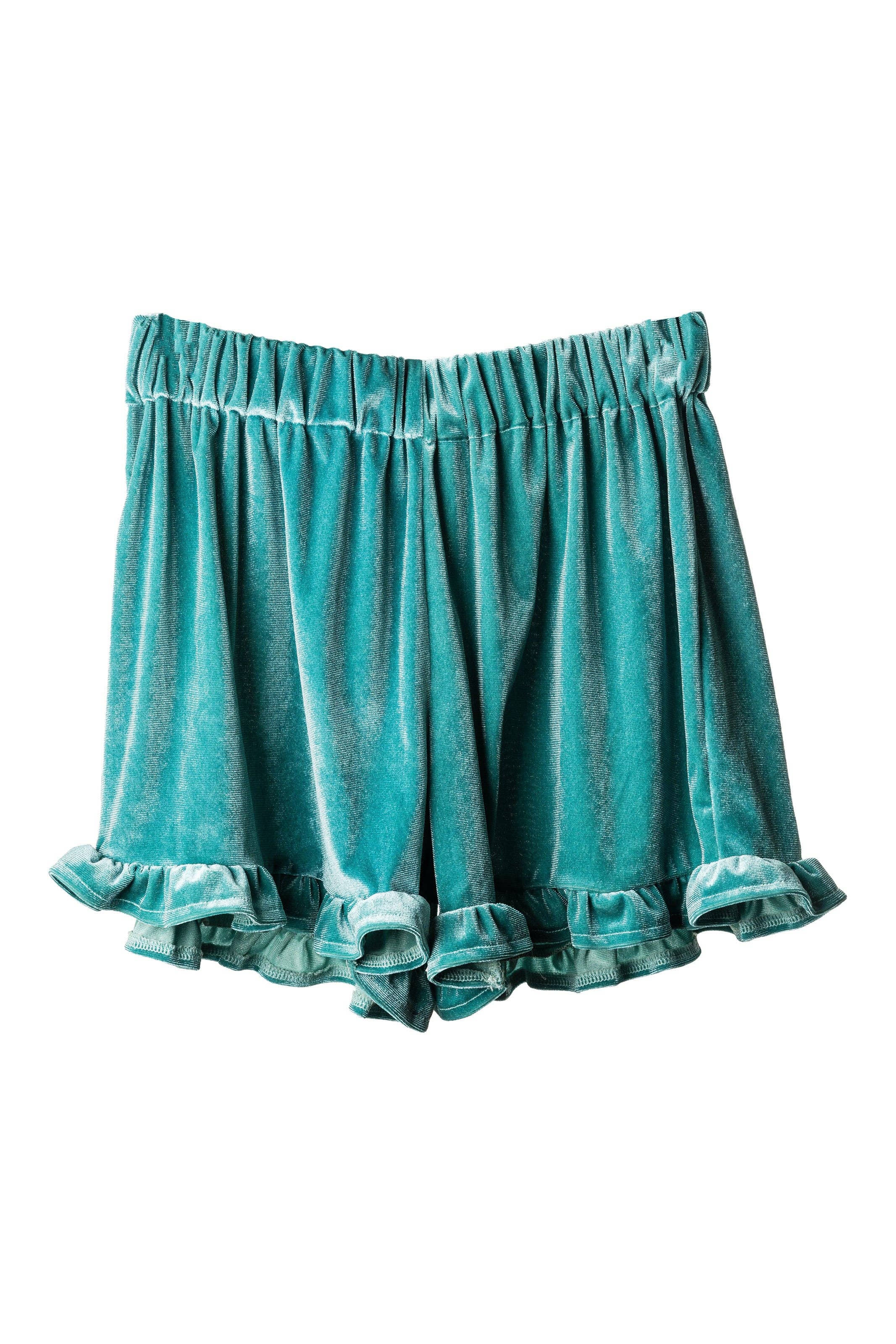 VB | Chloe Velvet Ruffle Short