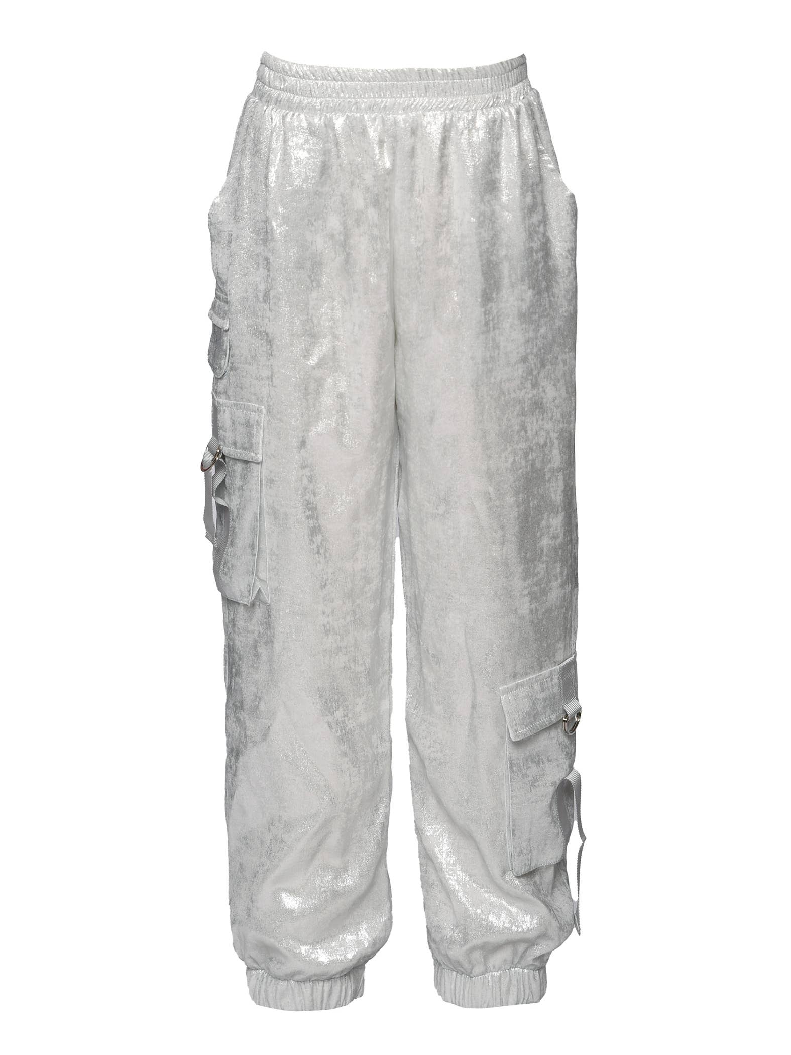 HB | METALLIC CARGO POCKET JOGGER PANTS