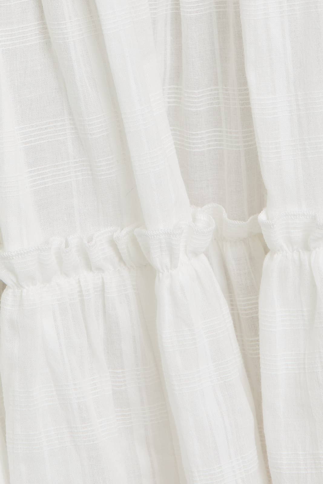 LL | TEEN | WOMENS | WHITE TIERED DRESS