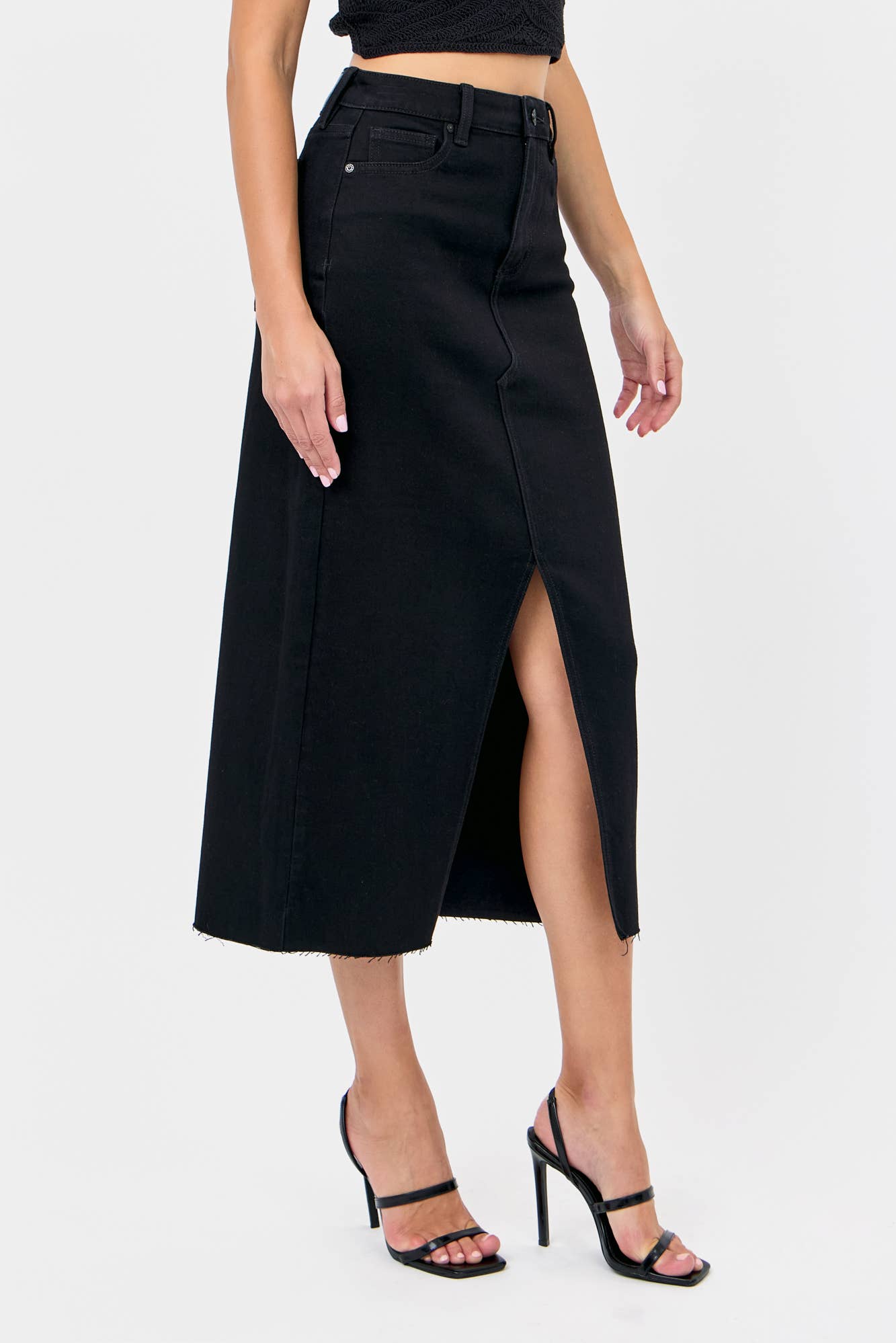 HJ | JEAN MIDI SKIRT