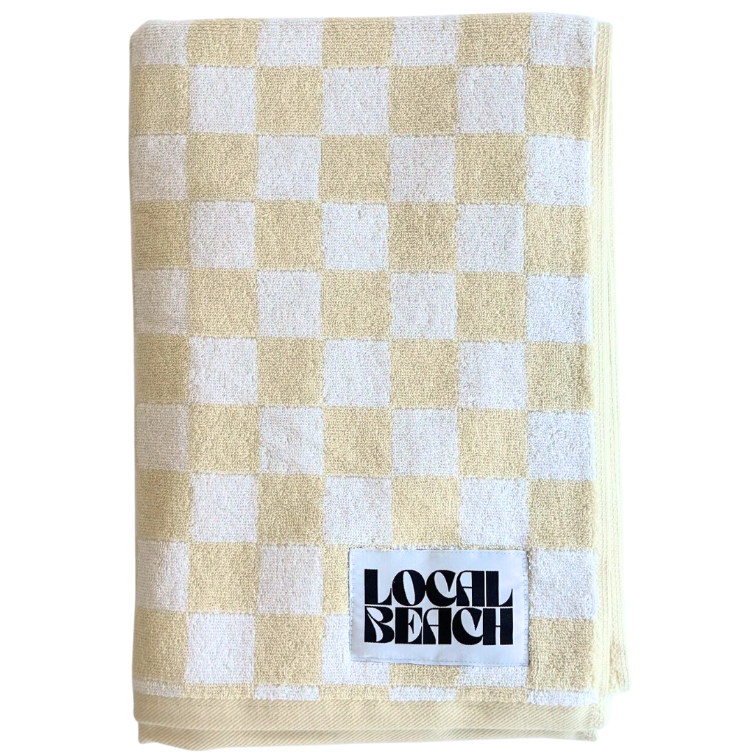 LB | Checker Beach & Bath Towel